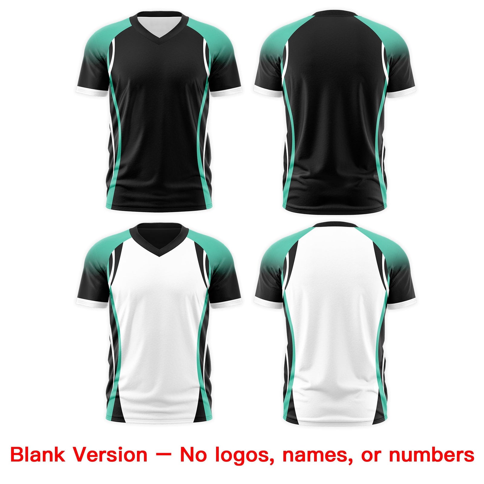 Custom Black Bright Green White Reversible Breathable T-shirt| KXKSHOP