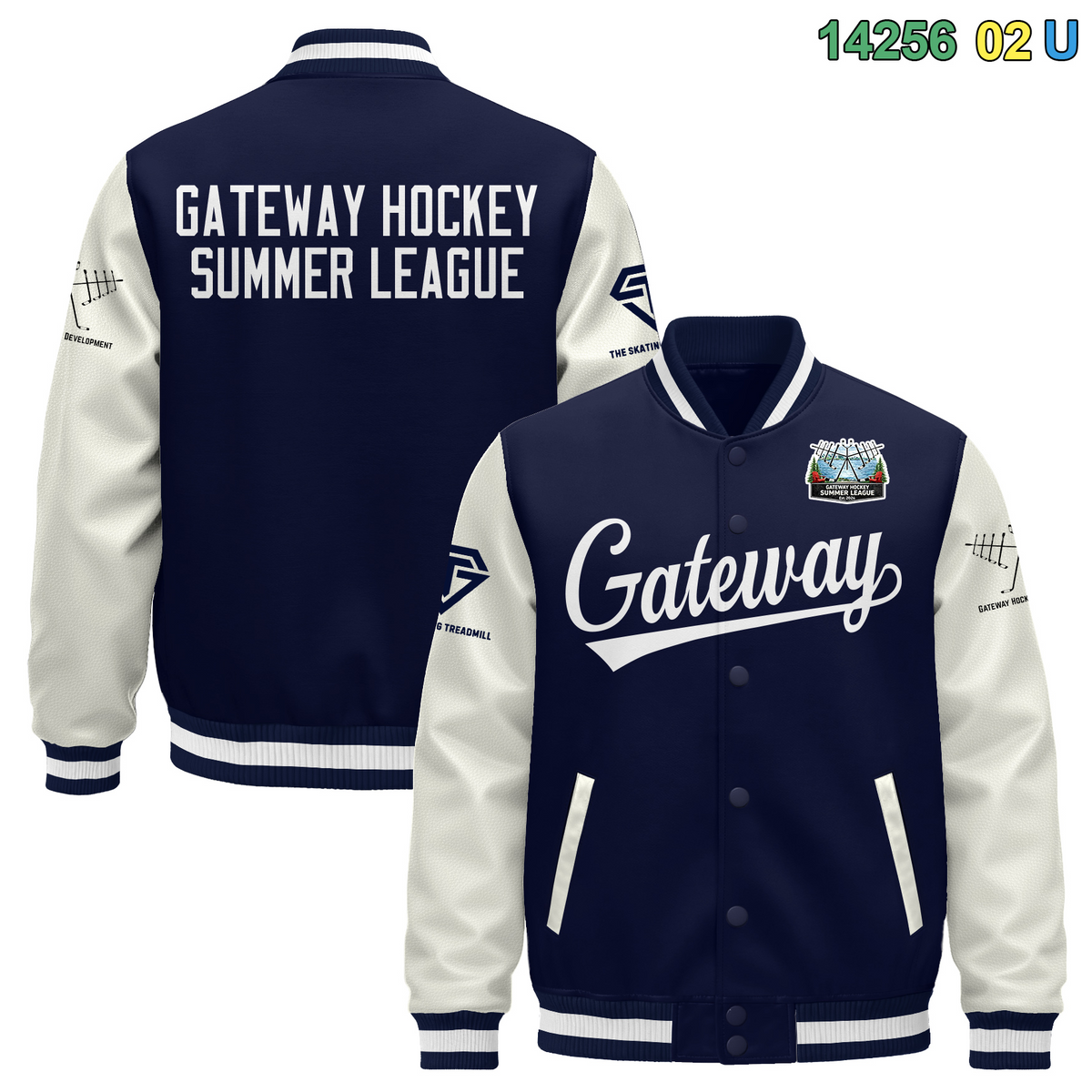 Fans-Made | Custom  Raglan Sleeves Varsity Full-Snap Leather Sleeves Letterman Jacket¨C Available for Reorder