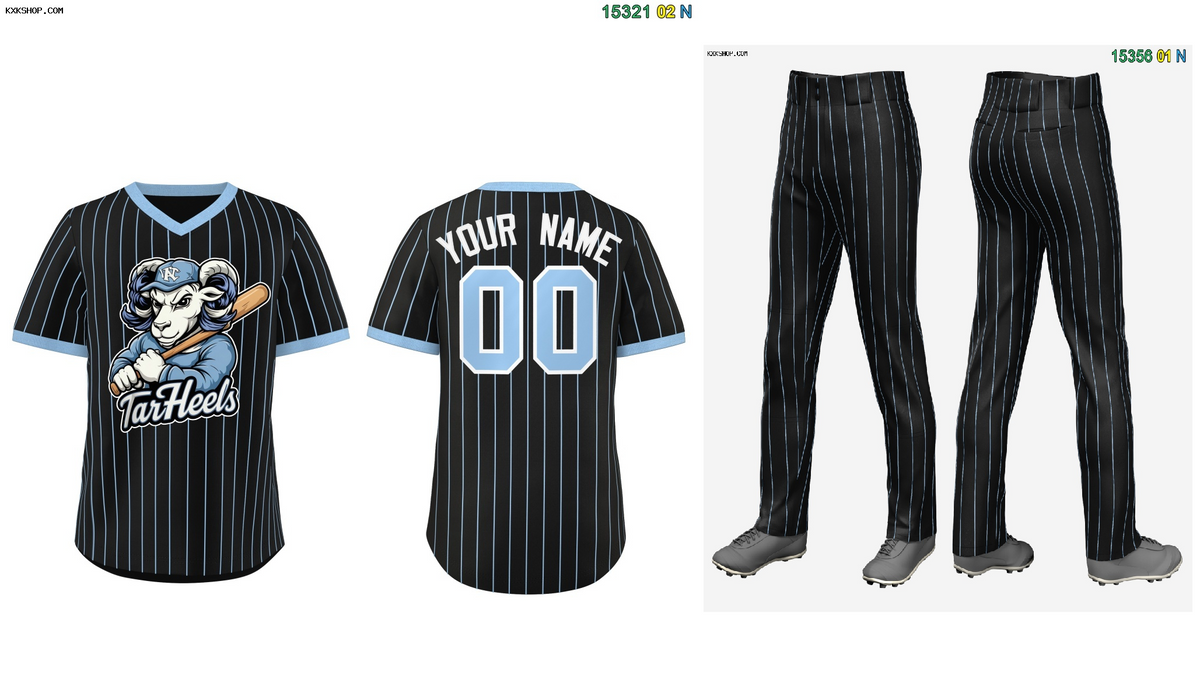Fans-Made |Custom  Black Baseball Uniform Jersey/Pants Package For Team¨C Available for Reorder