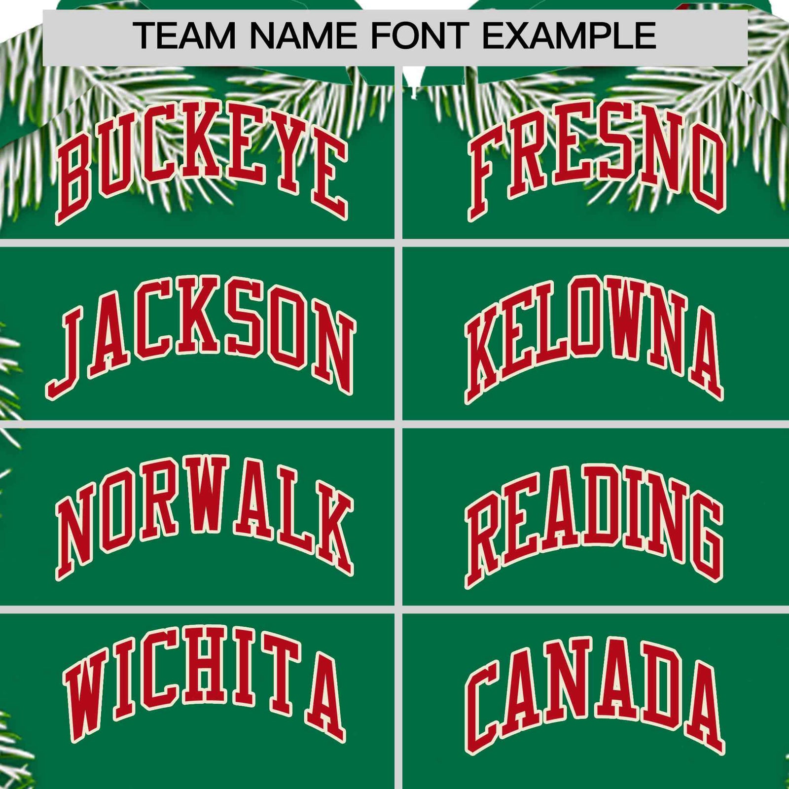 Custom Kelly Green Red Christmas Graffiti Pattern Athletic Full-Zip Hoodie