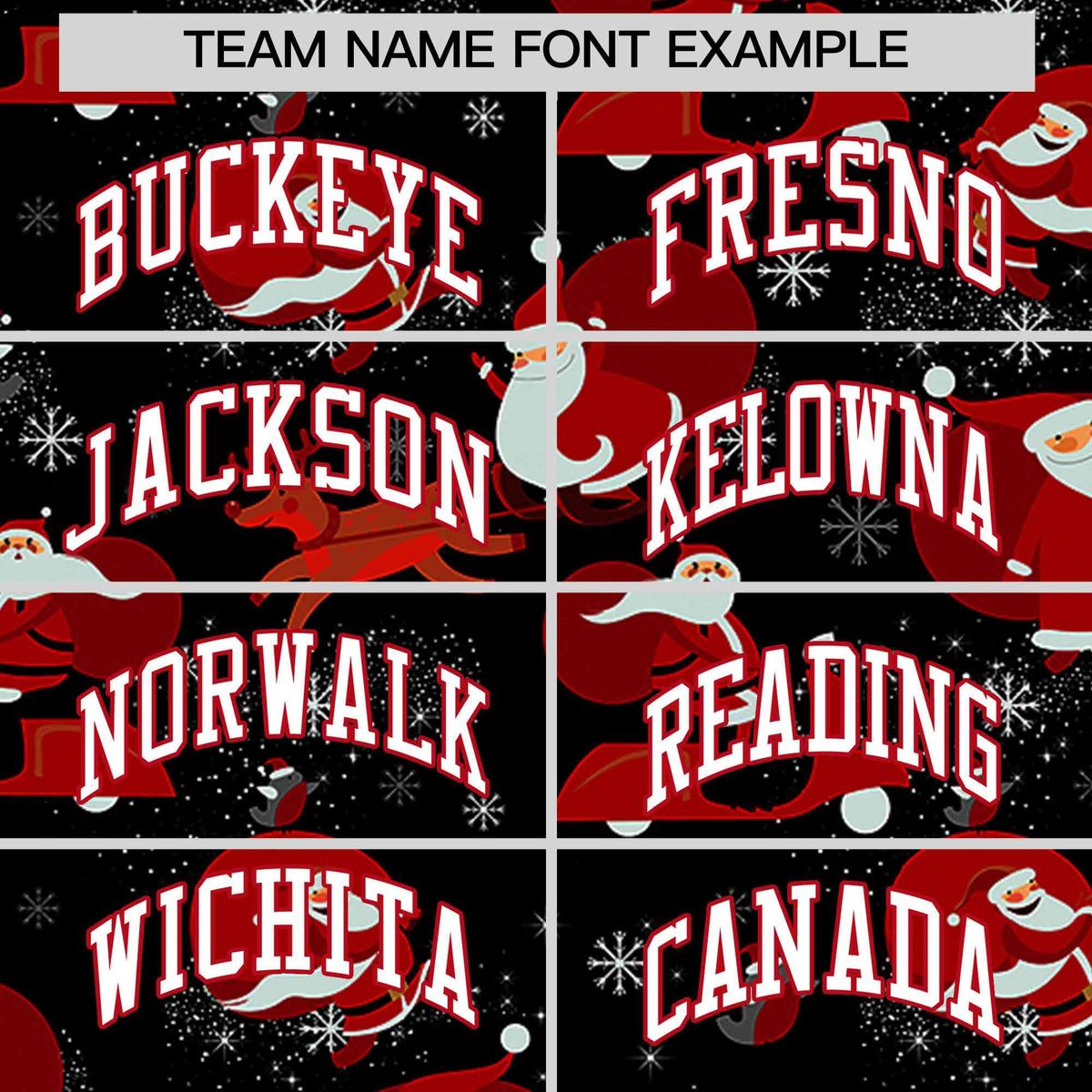 Custom Black Red Christmas Graffiti Pattern Athletic Full-Zip Hoodie