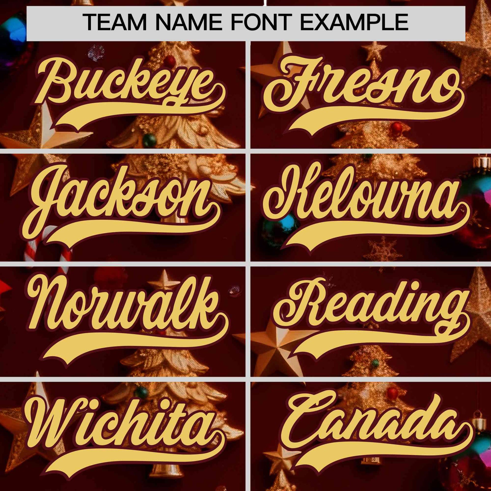 Custom Burgundy Khaki Christmas Graffiti Pattern Athletic Full-Zip Hoodie