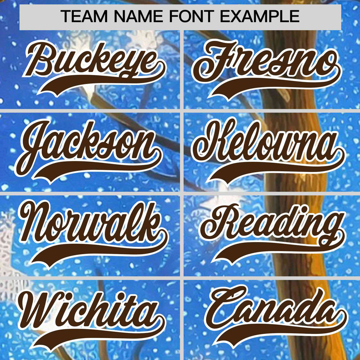 Custom Powder Blue Light Brown Christmas Graffiti Pattern Athletic Full-Zip Hoodie