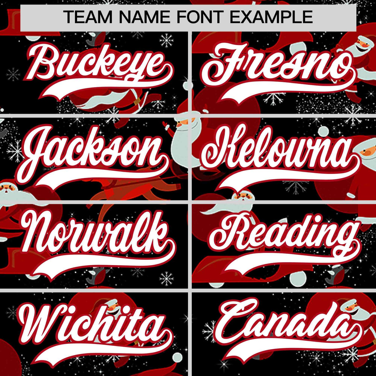 Custom Black Red Christmas Graffiti Pattern Athletic Full-Zip Hoodie