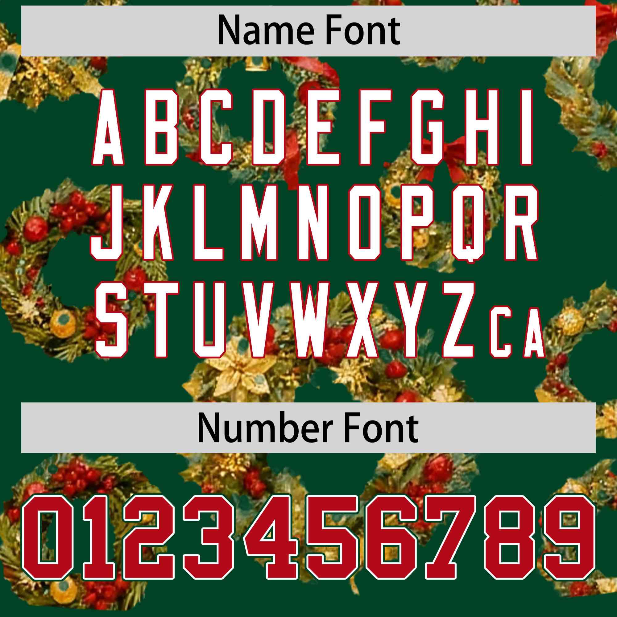 Custom Green Red Christmas Graffiti Pattern Athletic Pullover Hoodie