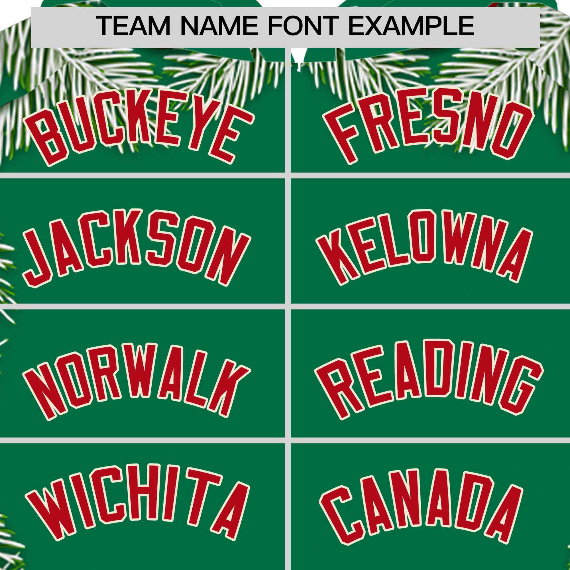 Custom Kelly Green Red Christmas Graffiti Pattern Athletic Pullover Hoodie