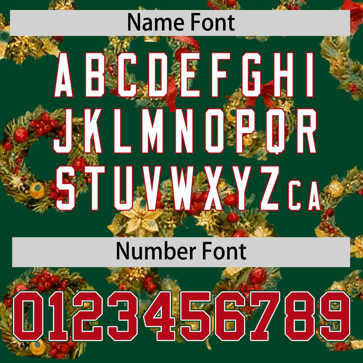 Custom Green Red Christmas Graffiti Pattern Athletic Pullover Hoodie| KXKSHOP