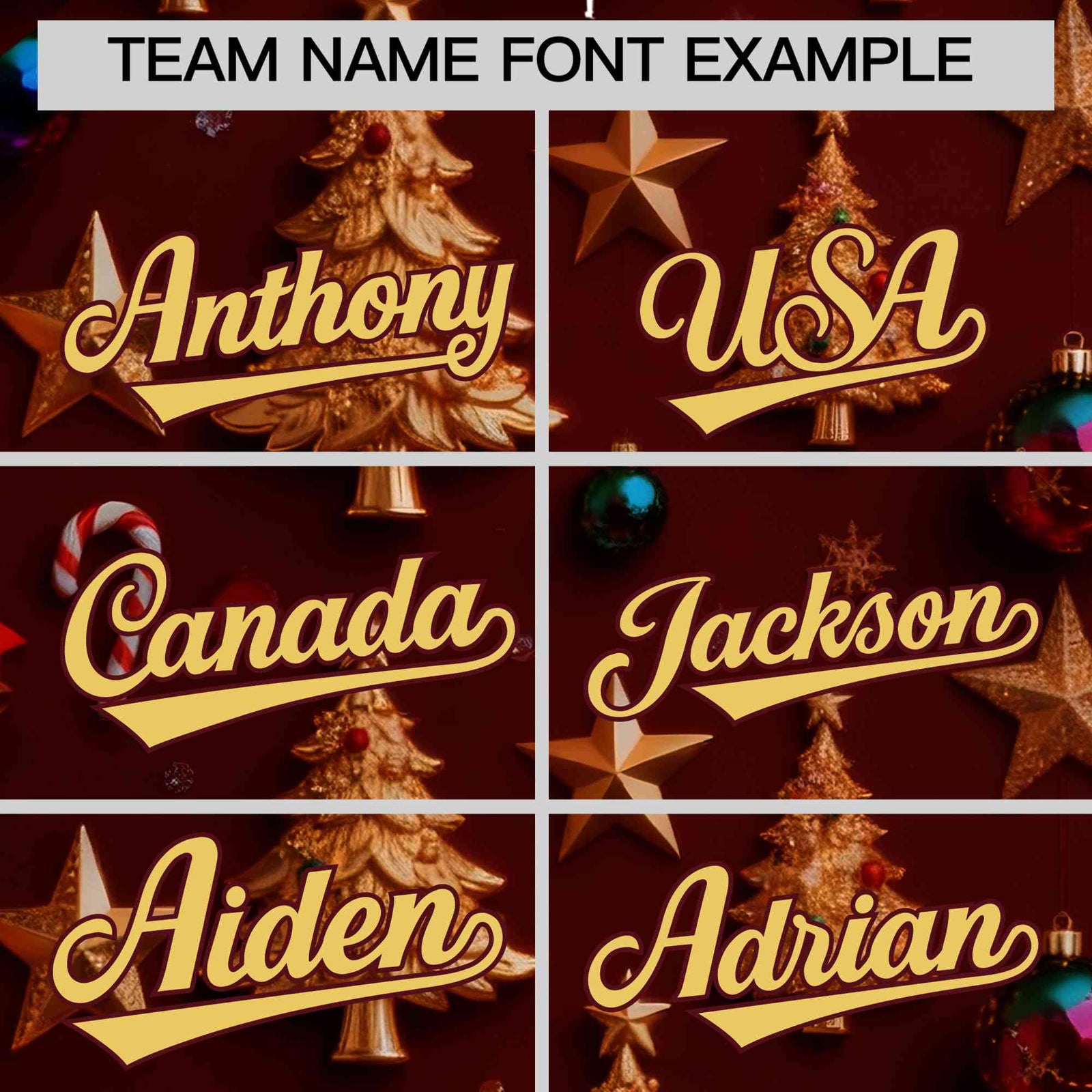 Custom Burgundy Khaki Christmas Graffiti Pattern Athletic Pullover Hoodie| KXKSHOP