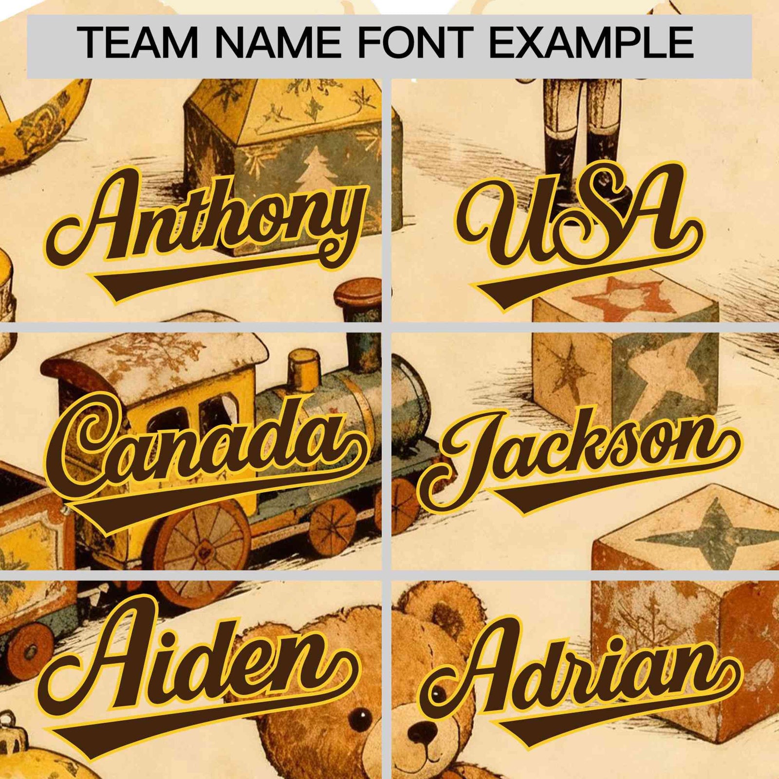 Custom Cream Light Brown Christmas Graffiti Pattern Athletic Pullover Hoodie| KXKSHOP