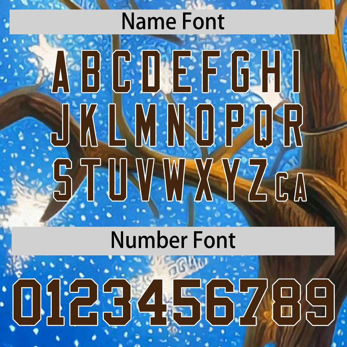 Custom Powder Blue Light Brown Christmas Graffiti Pattern Athletic Full-Zip Hoodie| KXKSHOP