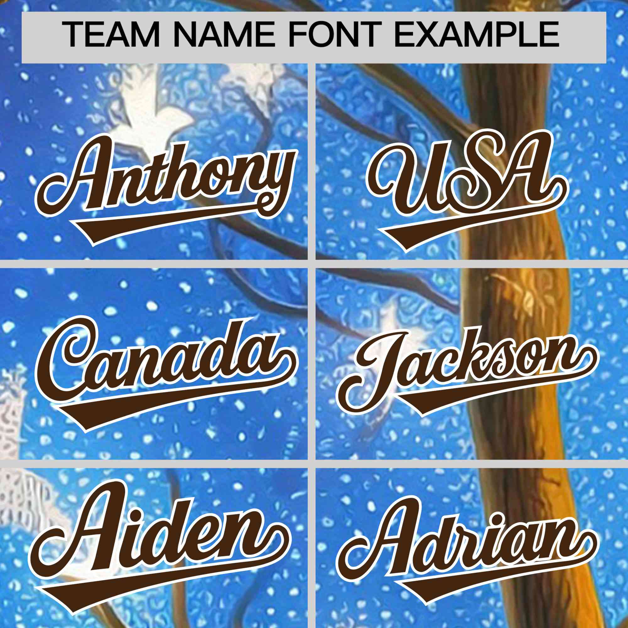 Custom Powder Blue Light Brown Christmas Graffiti Pattern Athletic Pullover Hoodie| KXKSHOP