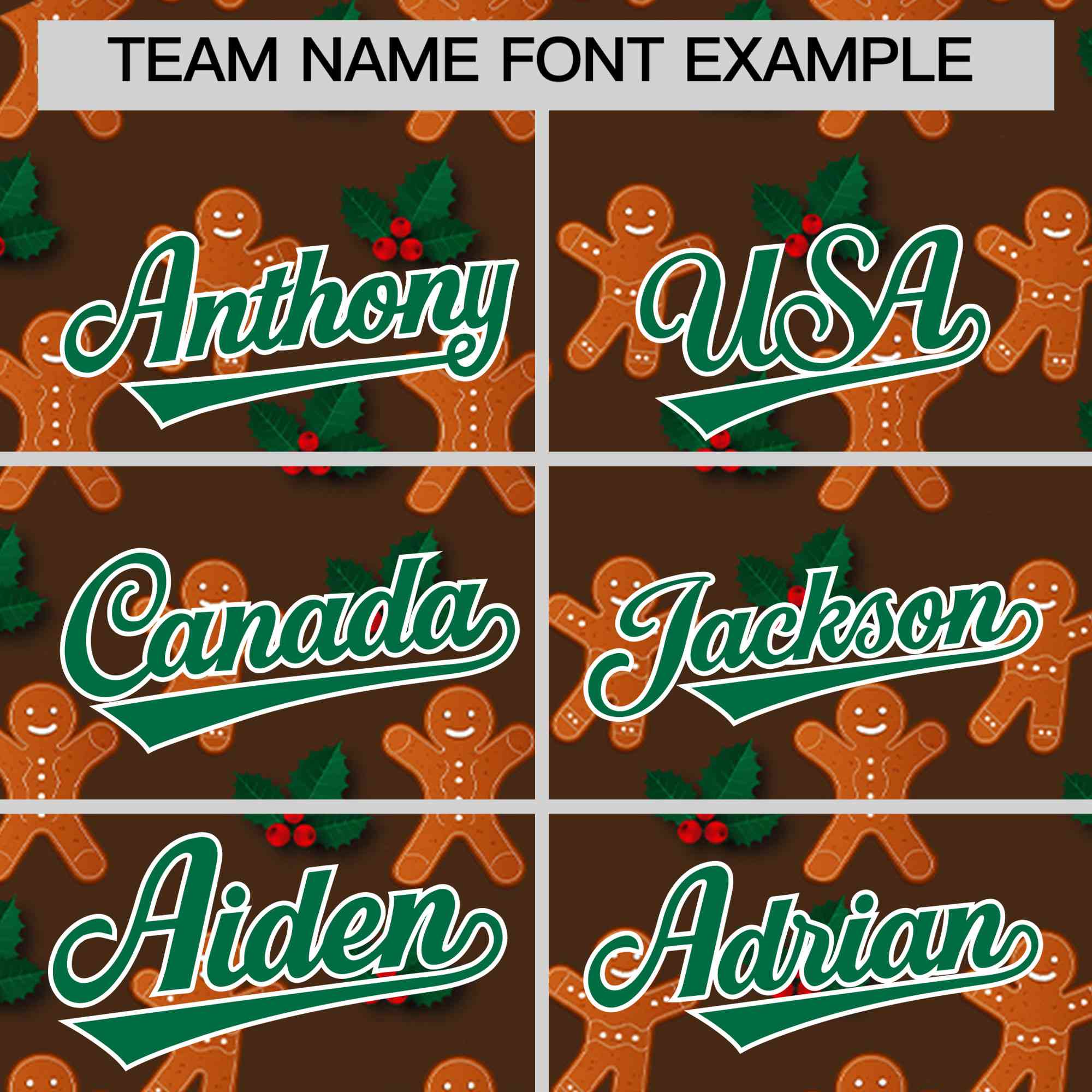 Custom Light Brown Kelly Green Christmas Graffiti Pattern Athletic Pullover Hoodie| KXKSHOP