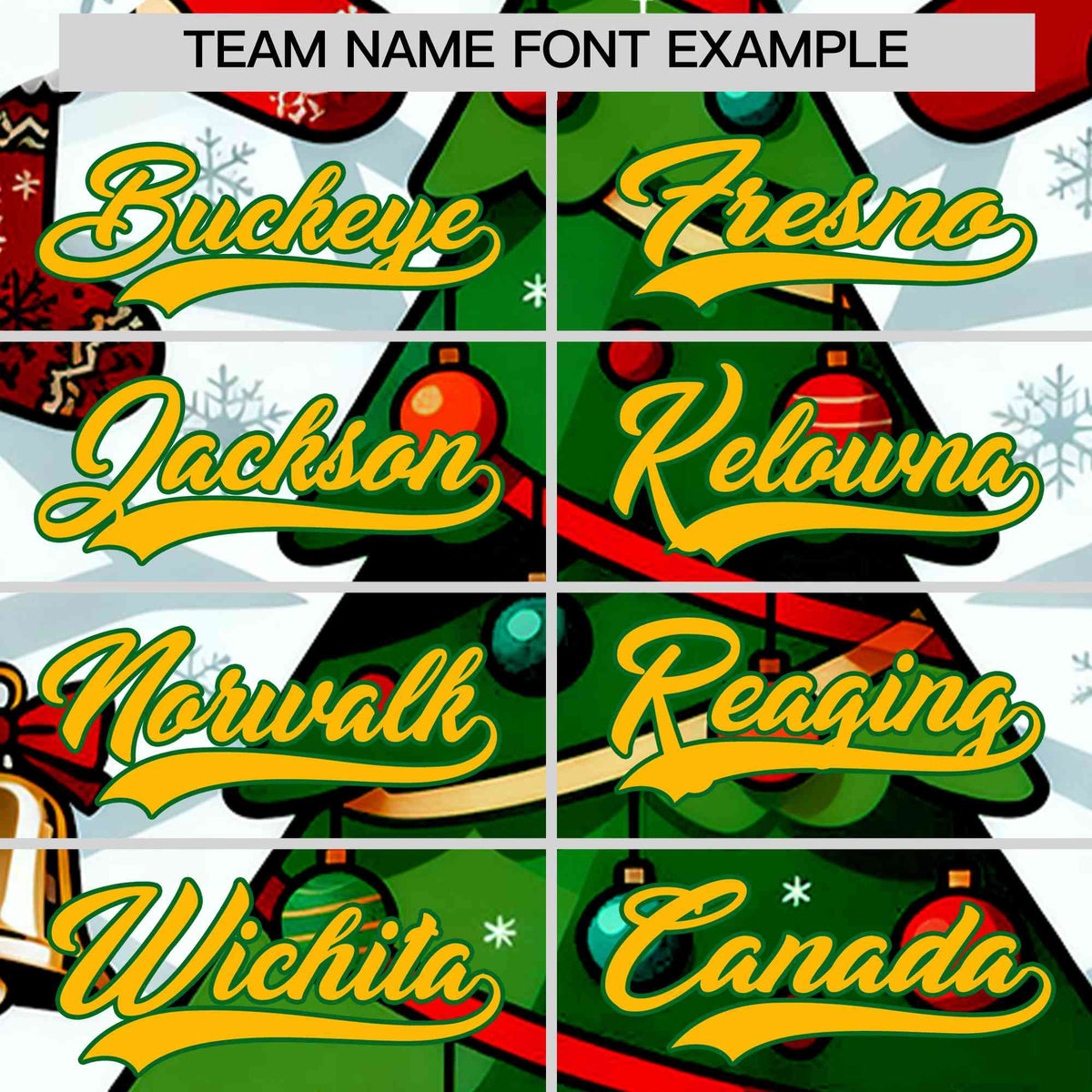 Custom Kelly Green Gold Christmas Graffiti Pattern Athletic Pullover Hoodie