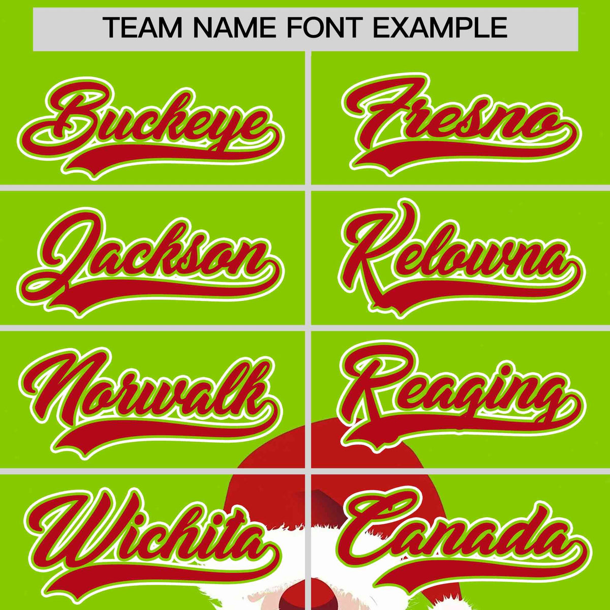 Custom Neon Green Red Christmas Graffiti Pattern Athletic Full-Zip Hoodie