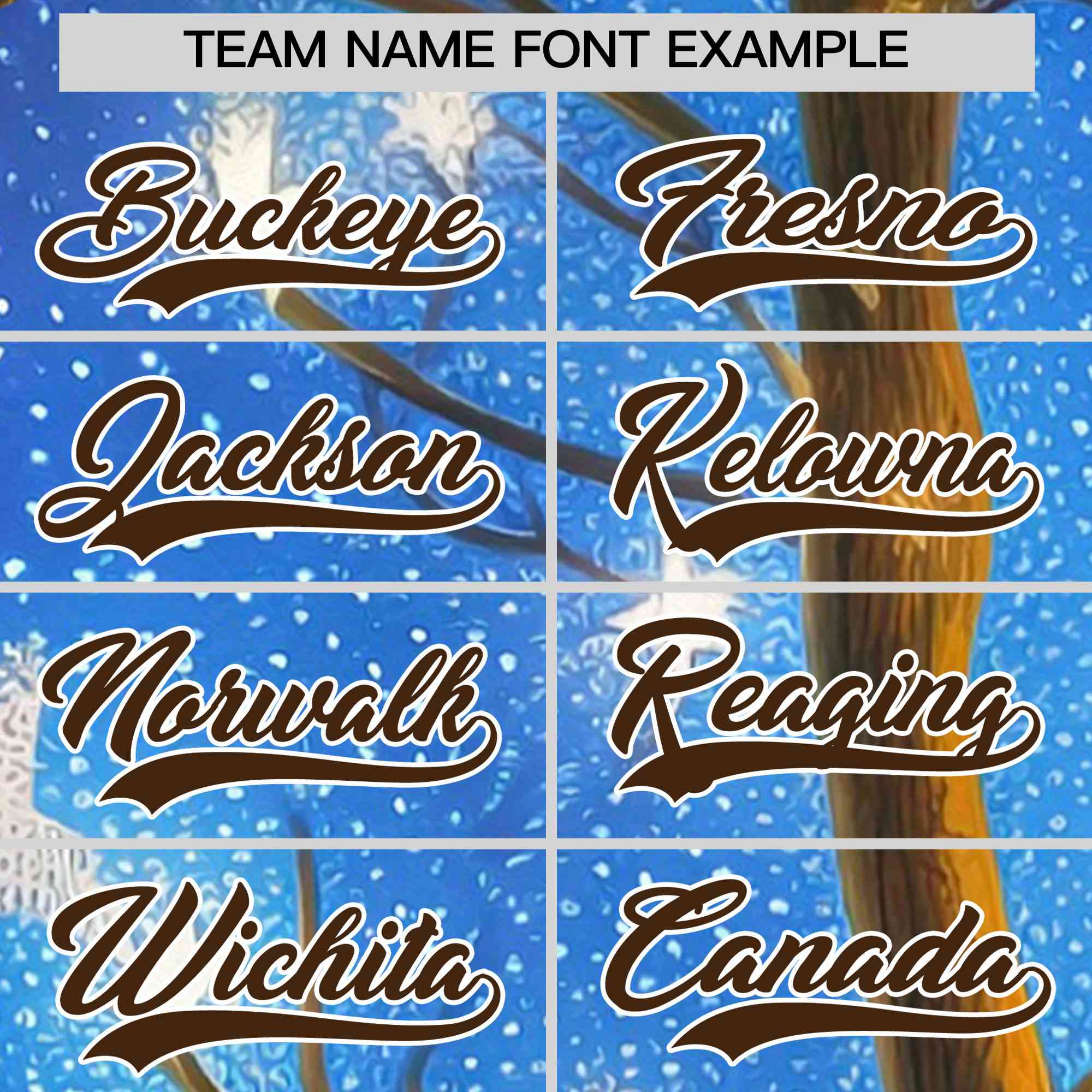 Custom Powder Blue Light Brown Christmas Graffiti Pattern Athletic Pullover Hoodie