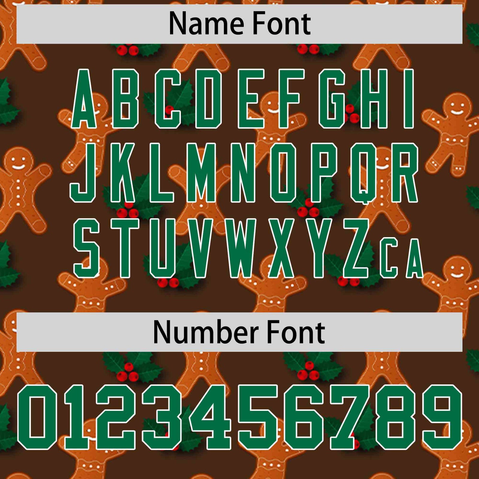 Custom Light Brown Kelly Green Christmas Graffiti Pattern Athletic Pullover Hoodie