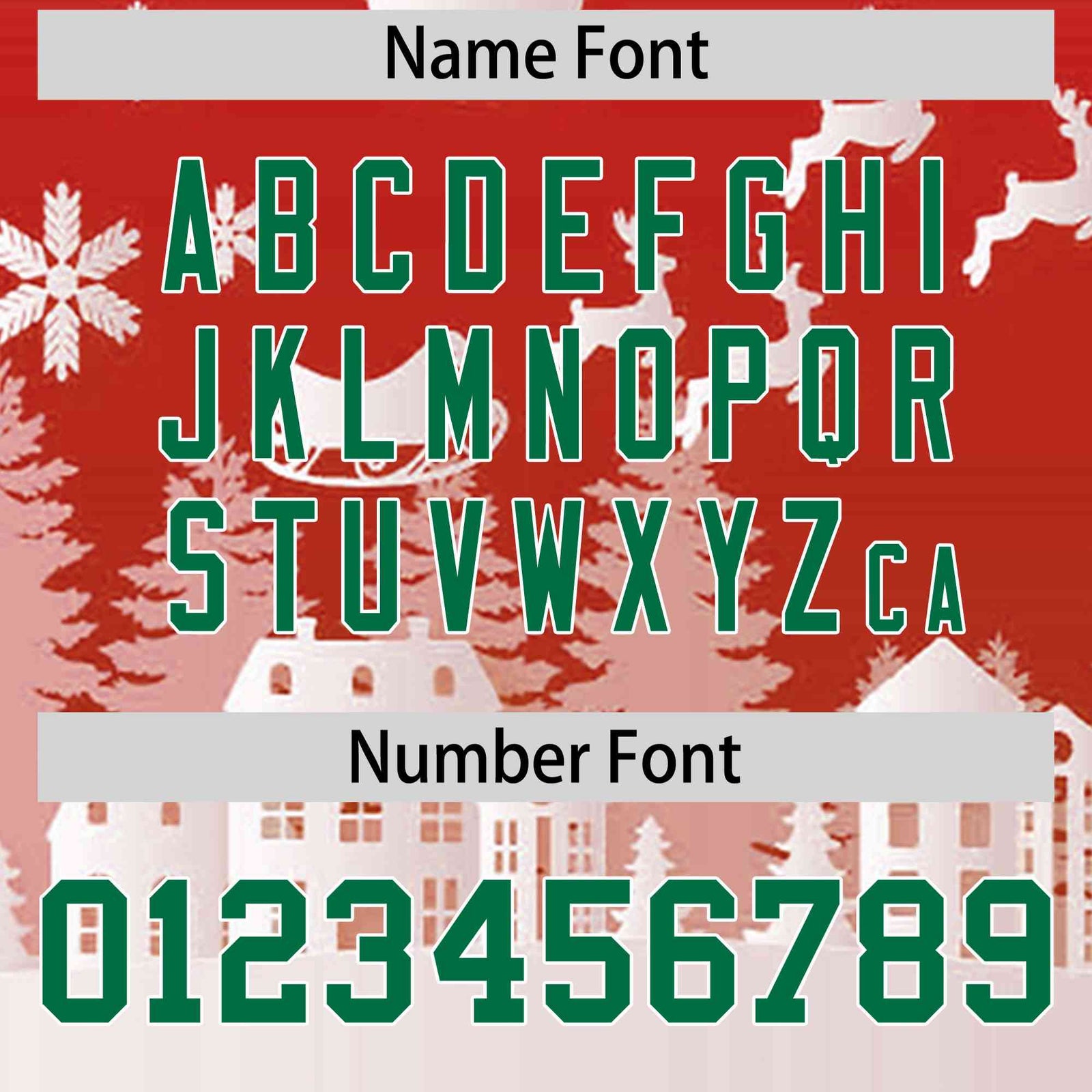 Custom Red Kelly Green Christmas Graffiti Pattern Athletic Pullover Hoodie