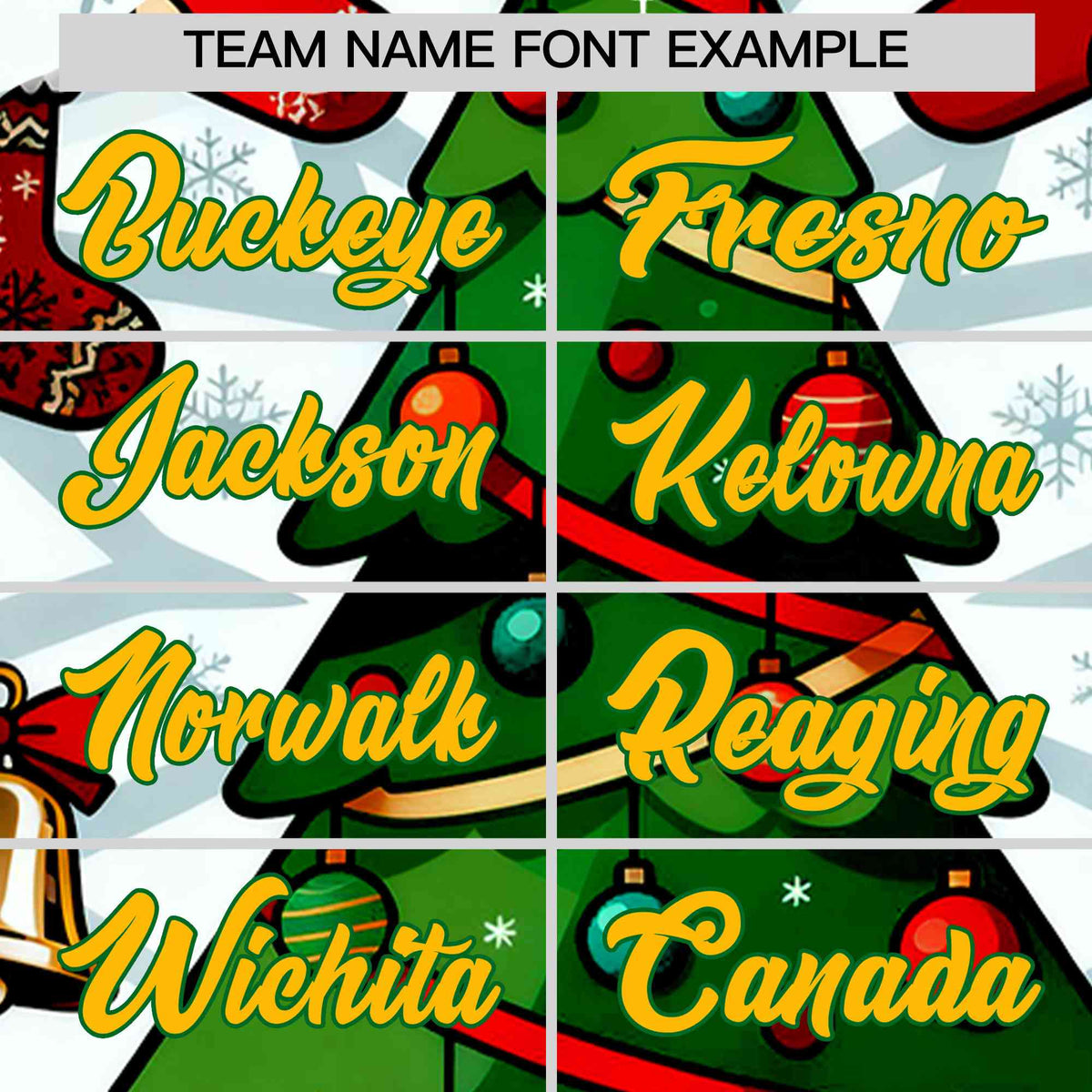 Custom Kelly Green Gold Christmas Graffiti Pattern Athletic Full-Zip Hoodie