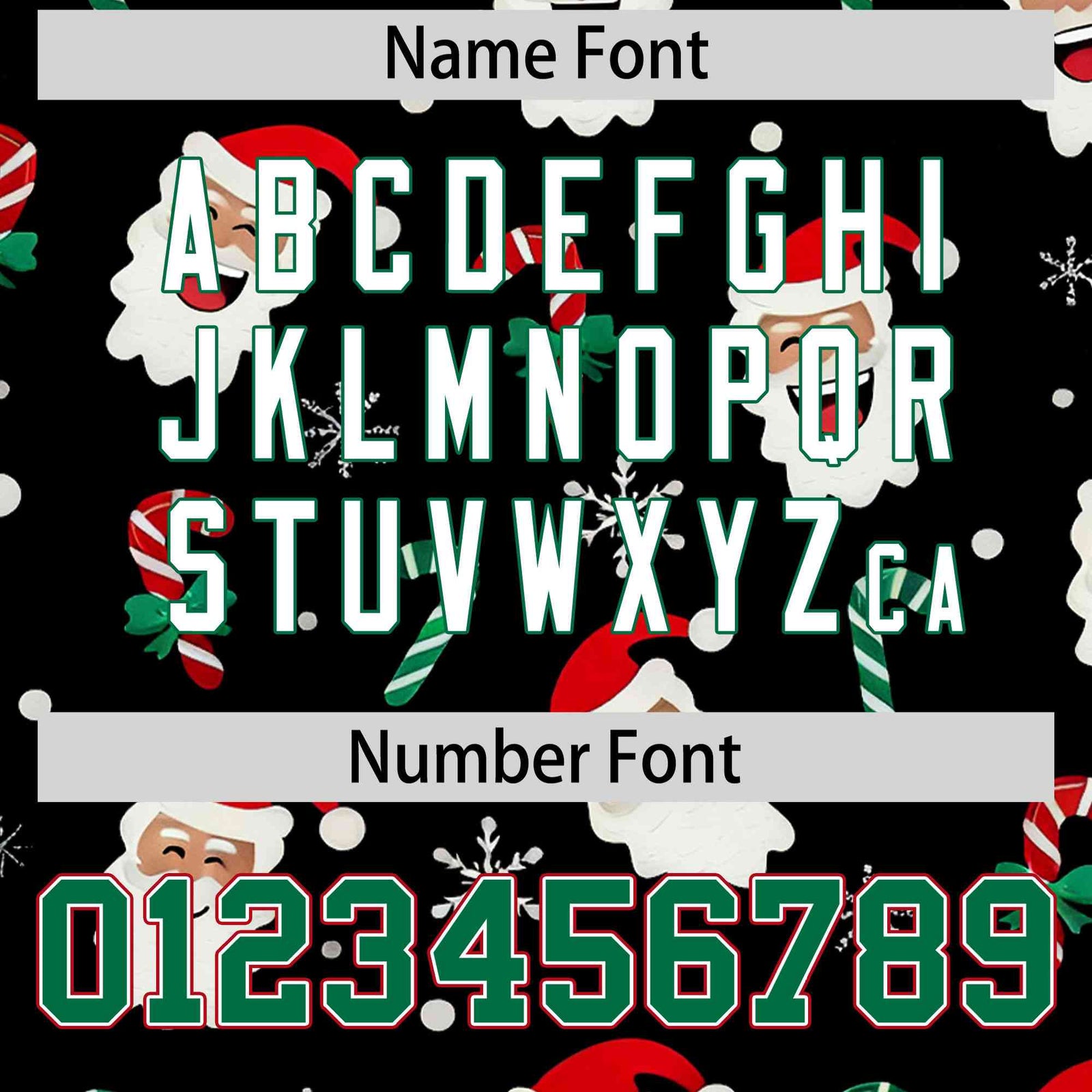 Custom Black Kelly Green Christmas Graffiti Pattern Athletic Full-Zip Hoodie