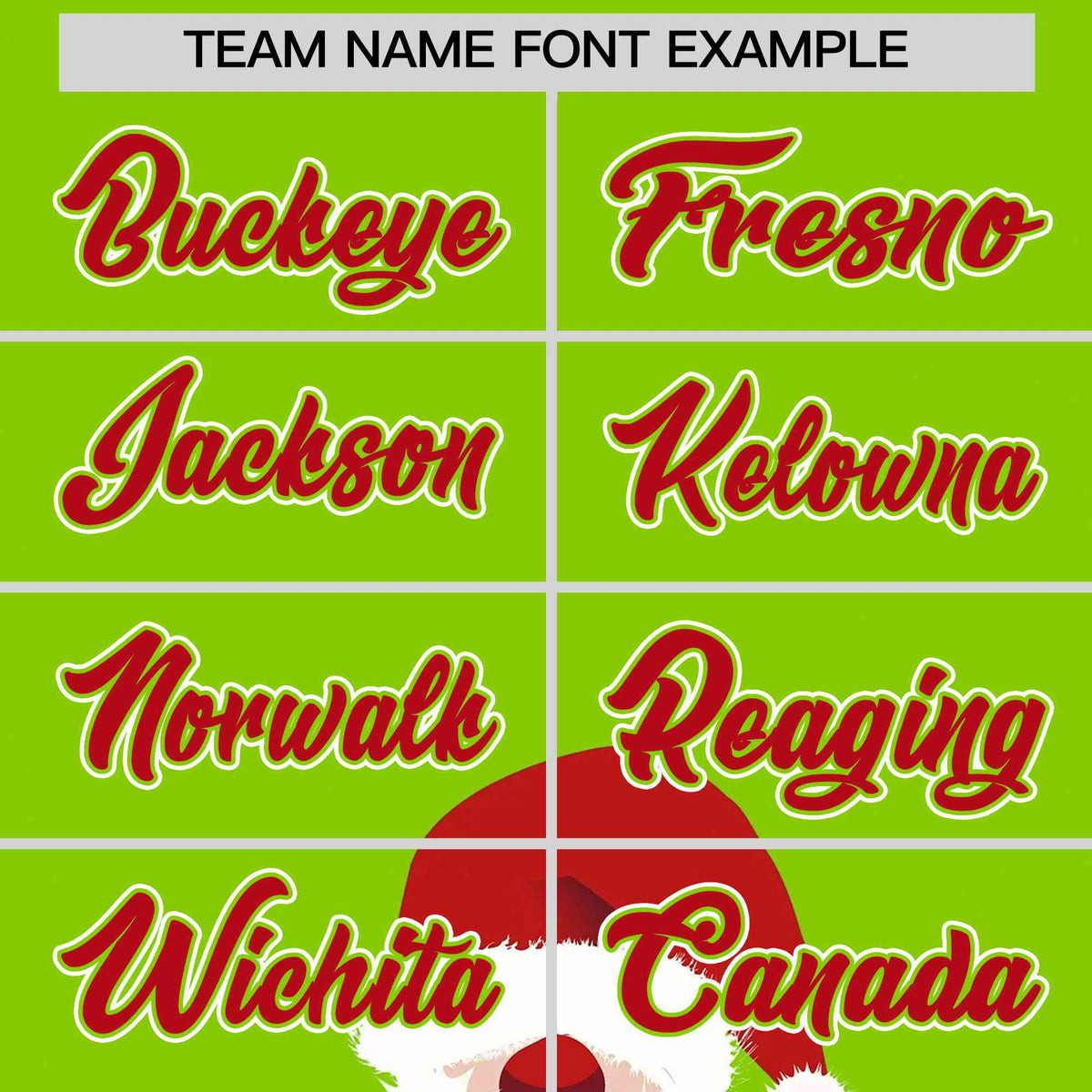 Custom Neon Green Red Christmas Graffiti Pattern Athletic Pullover Hoodie