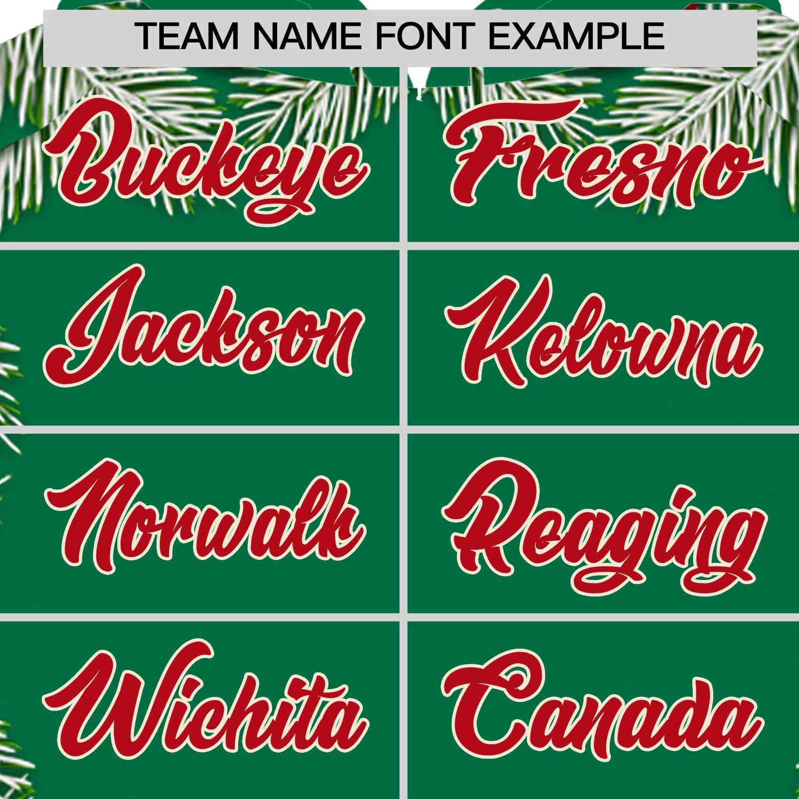 Custom Kelly Green Red Christmas Graffiti Pattern Athletic Full-Zip Hoodie