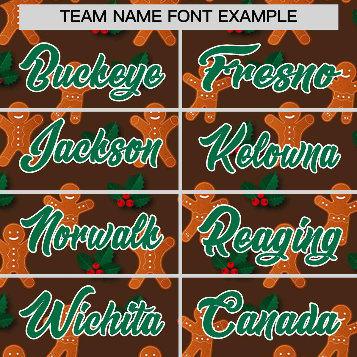 Custom Light Brown Kelly Green Christmas Graffiti Pattern Athletic Pullover Hoodie