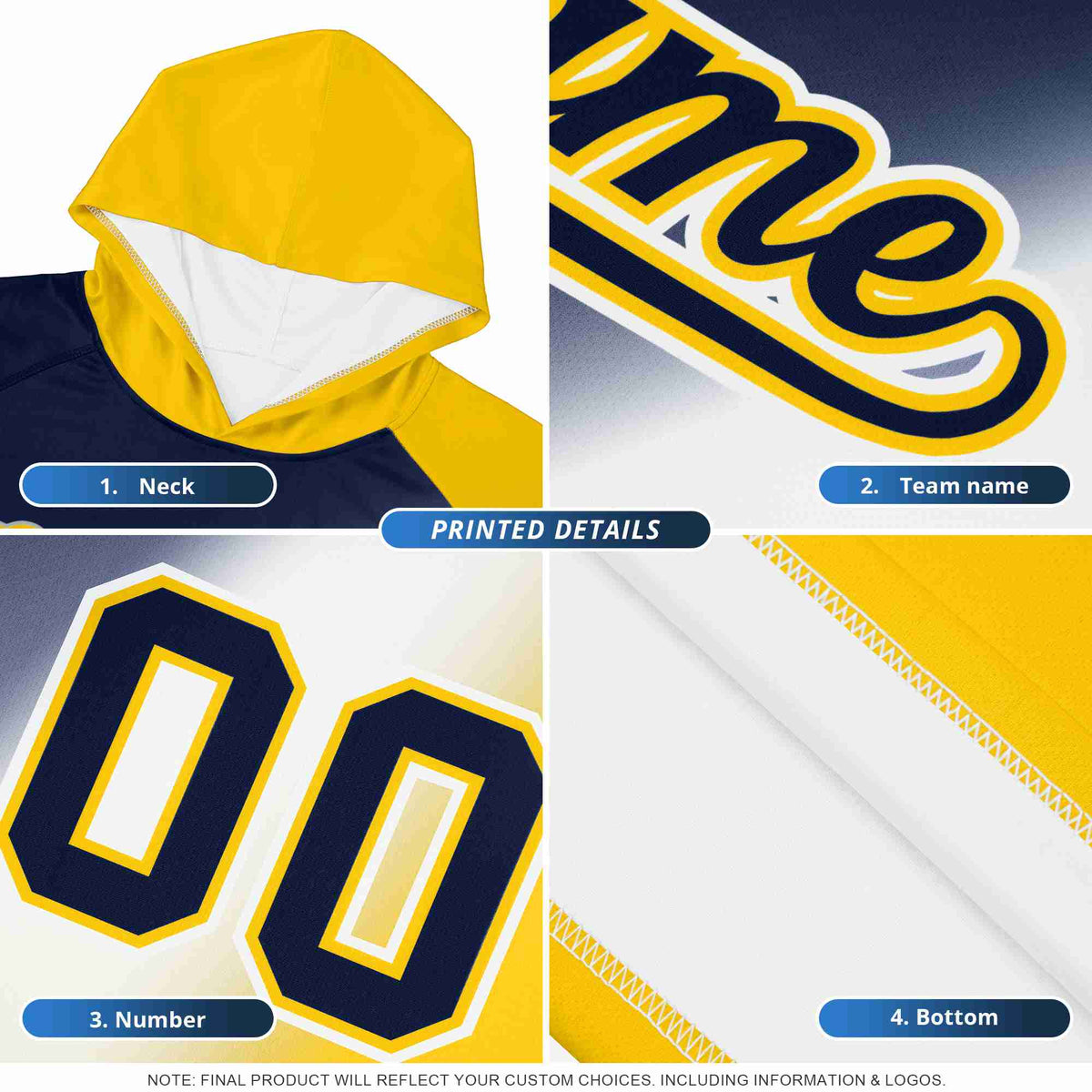 Custom Light Brown White Christmas Graffiti Pattern Athletic Full-Zip Hoodie