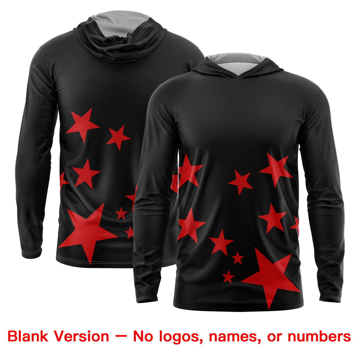 Custom Black Gold Basketball Shooting Shirt Performance Training Quick Dry Hoodie| KXKSHOP