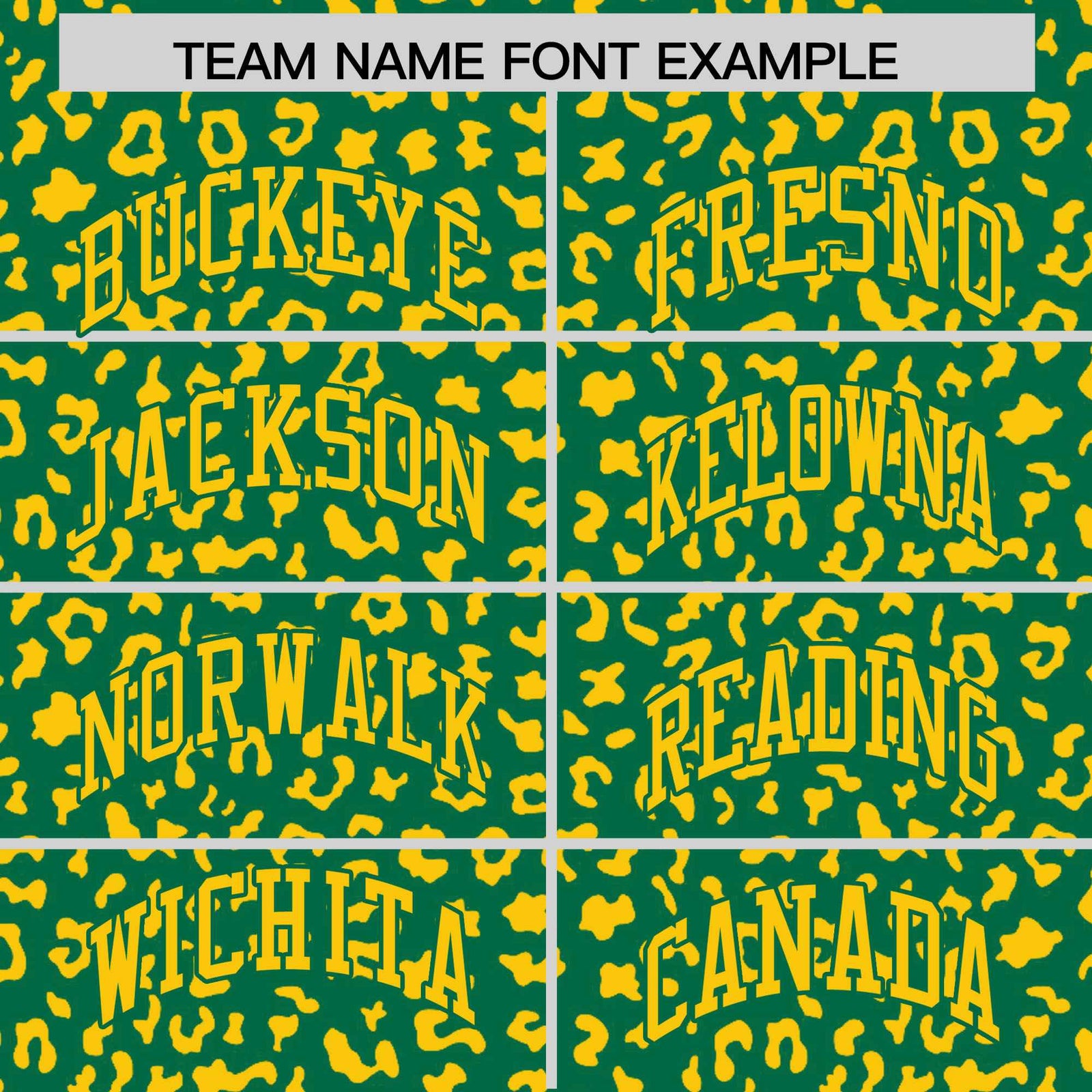 Custom Kelly Green Gold Varsity Full-Zip Letterman Leopard Print Hoodie Jacket