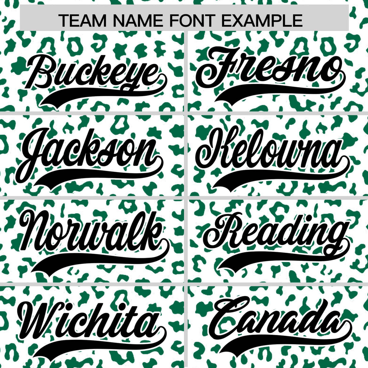 Custom White Kelly Green Varsity Full-Zip Letterman Leopard Print Hoodie Jacket