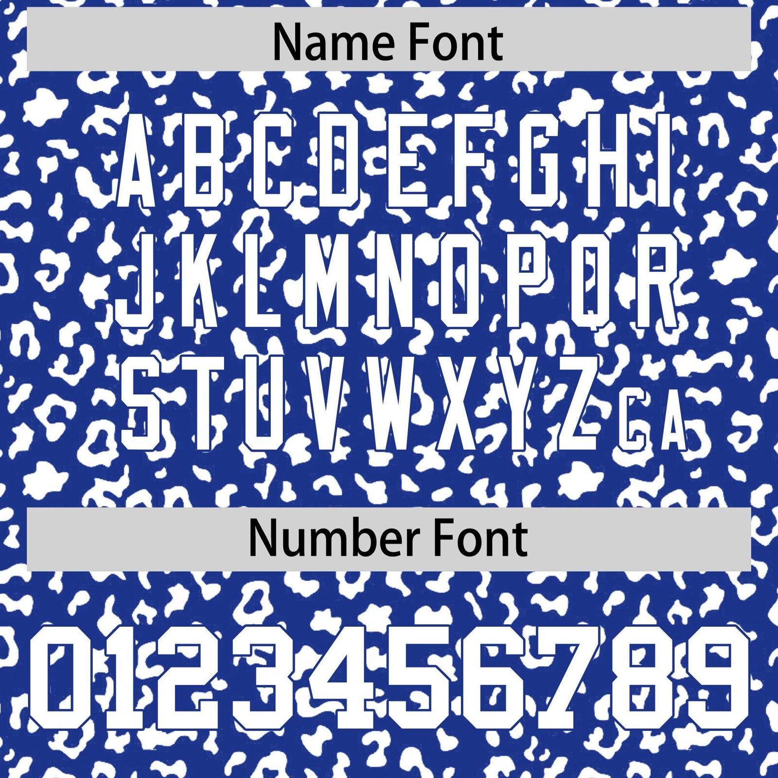 Custom Navy Black Varsity Full-Zip Letterman Leopard Print Hoodie Jacket