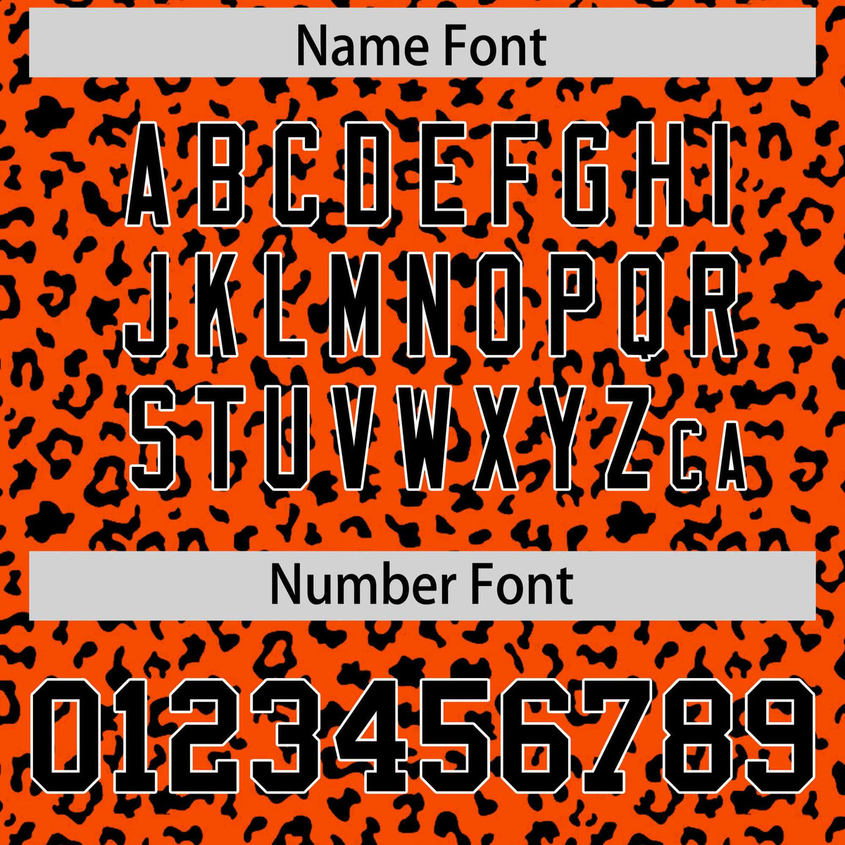 Custom Gold White Varsity Full-Zip Letterman Leopard Print Hoodie Jacket