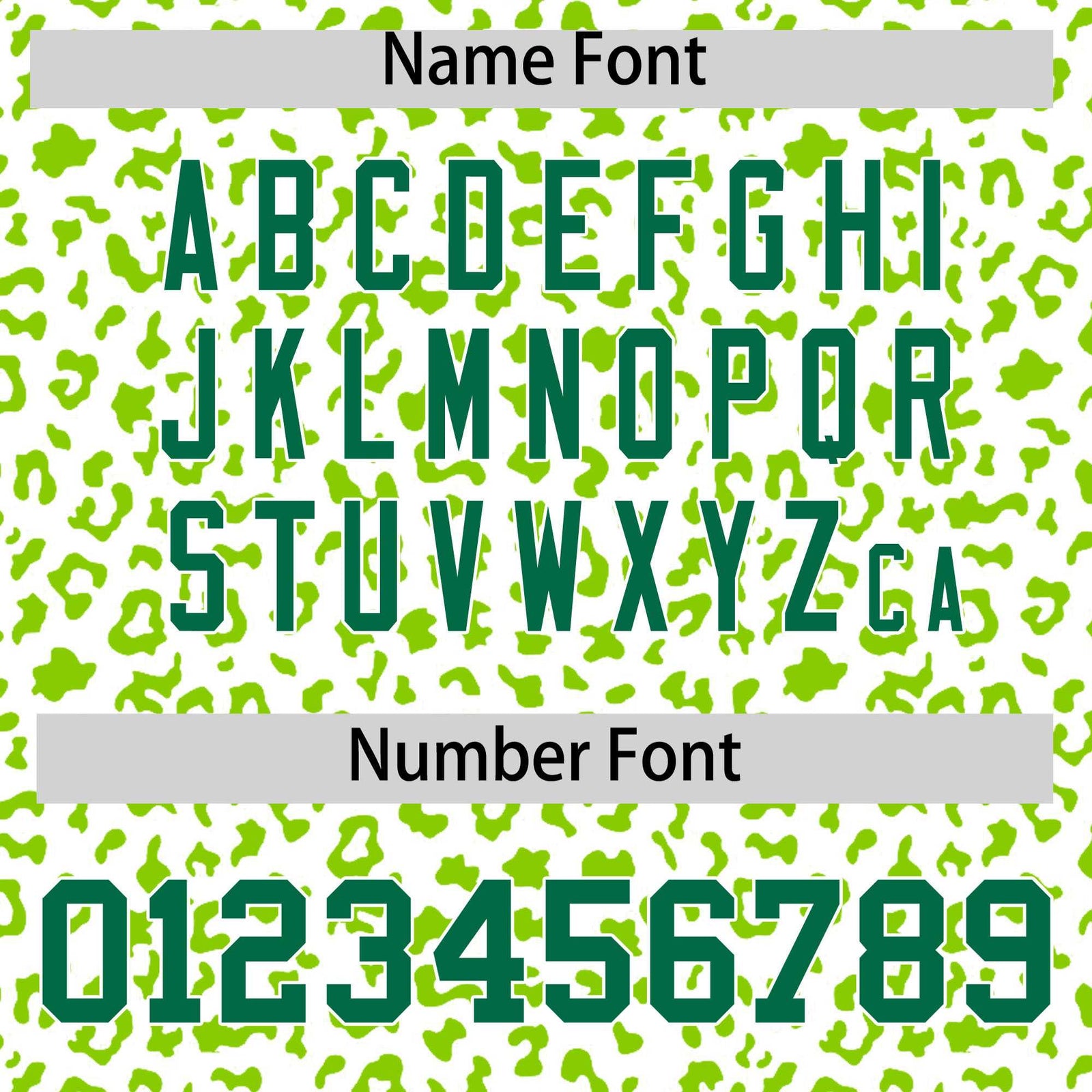 Custom White Neon Green Varsity Full-Zip Letterman Leopard Print Hoodie Jacket