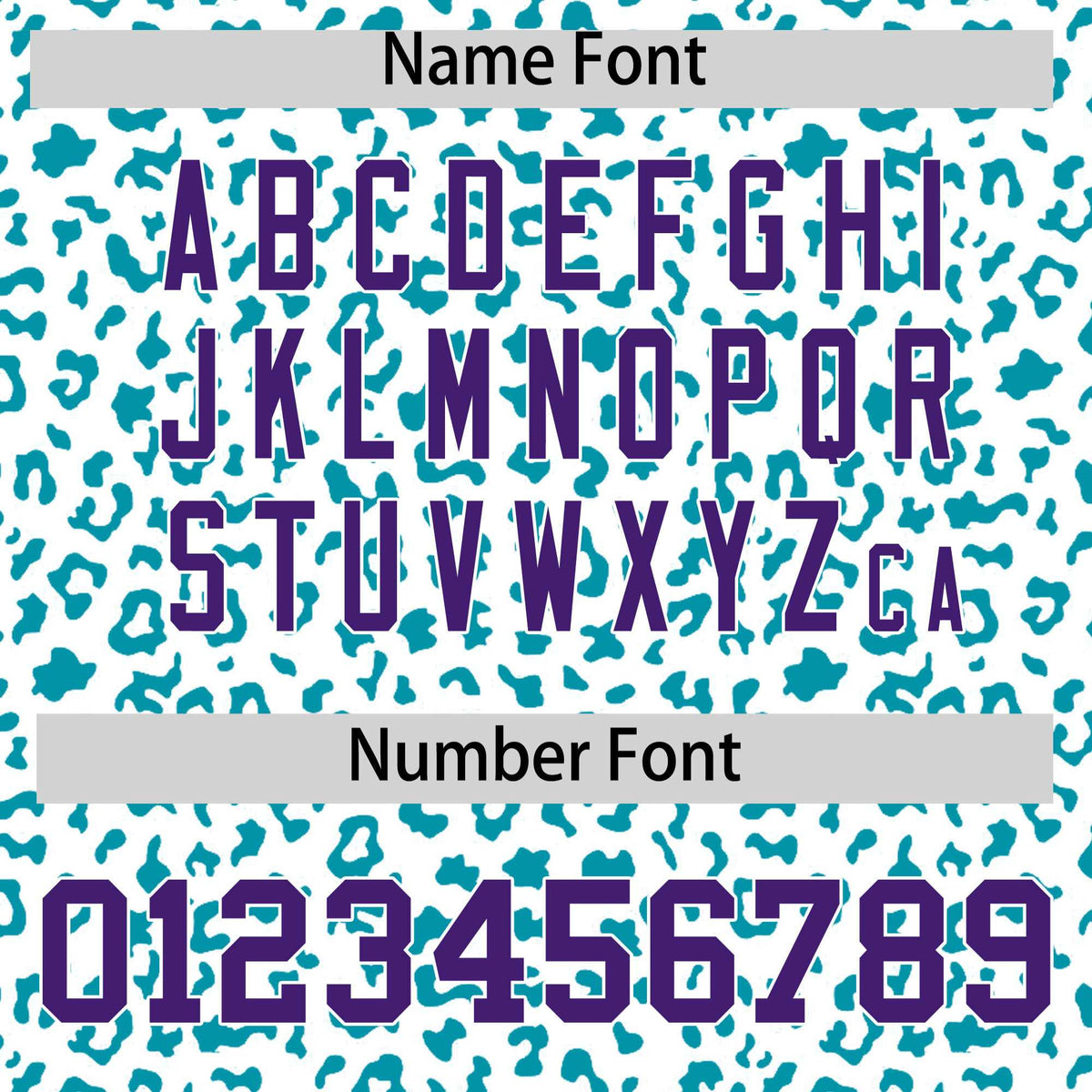 Custom Purple Black Varsity Full-Zip Letterman Leopard Print Hoodie Jacket