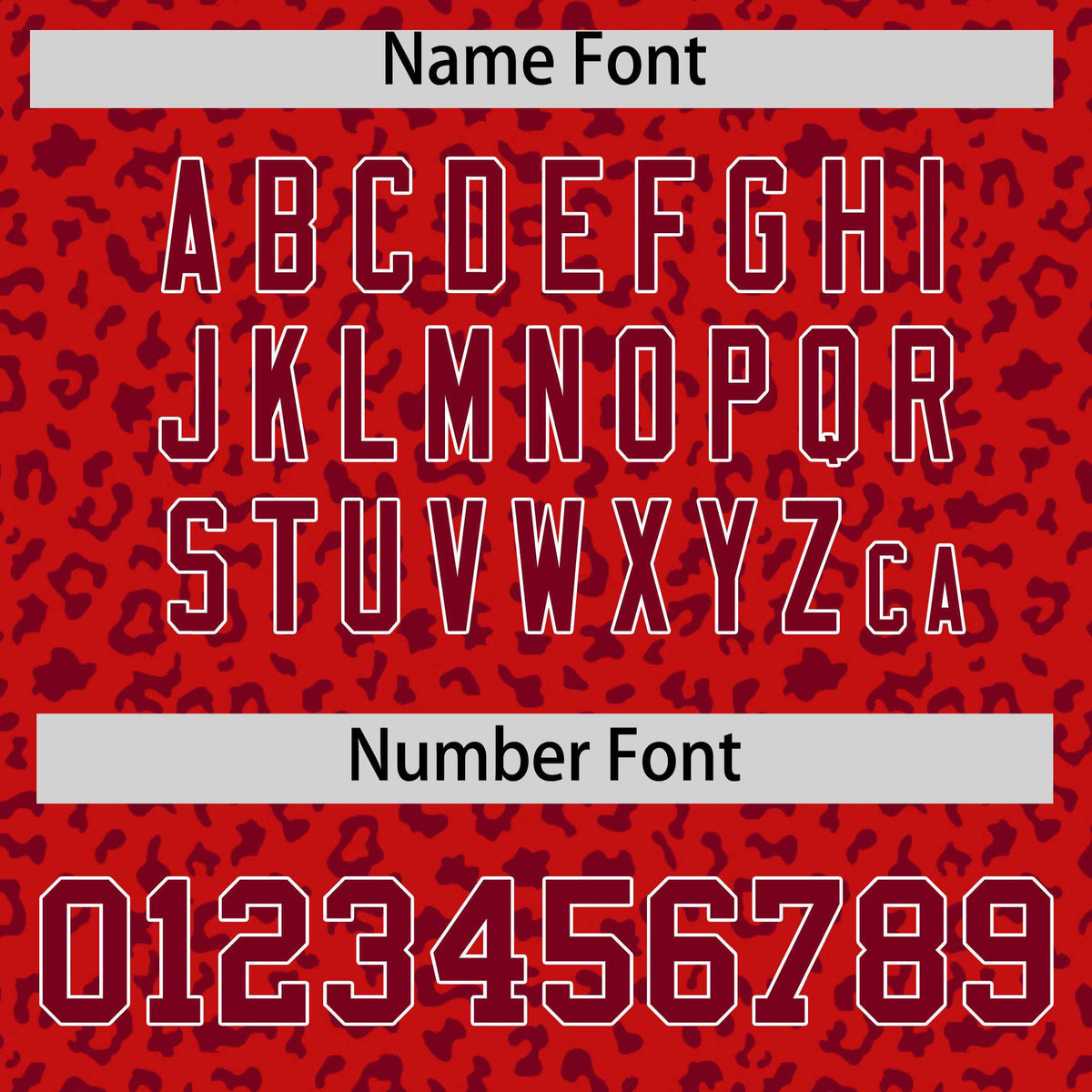 Custom Navy Orange Varsity Full-Zip Letterman Leopard Print Hoodie Jacket