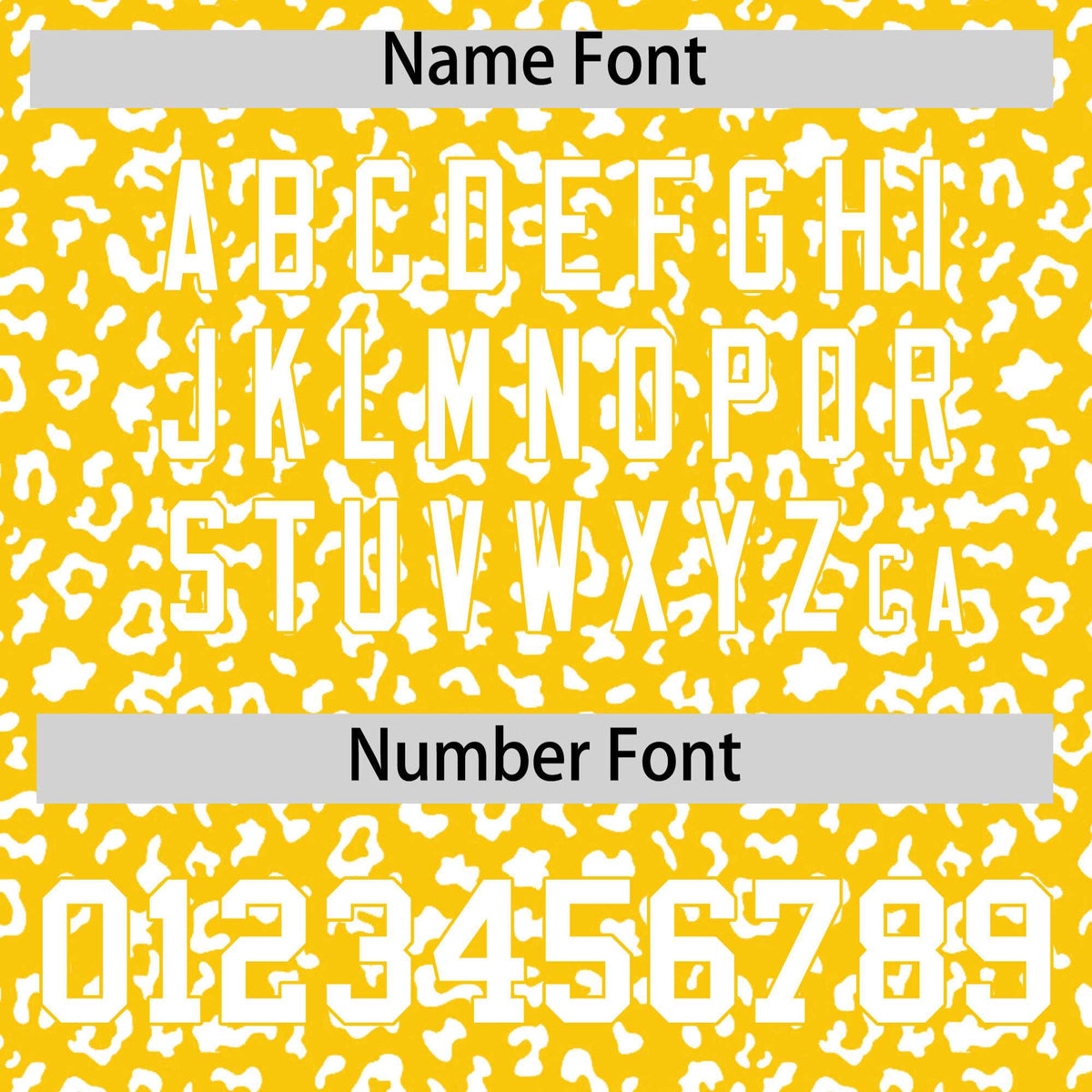 Custom Gold White Varsity Full-Zip Letterman Leopard Print Hoodie Jacket