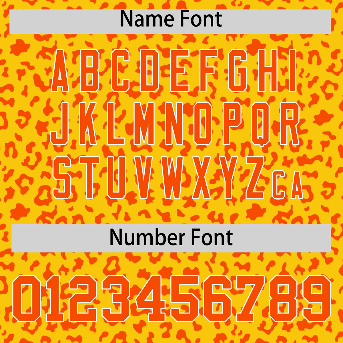 Custom Orange Aqua Varsity Full-Zip Letterman Leopard Print Hoodie Jacket