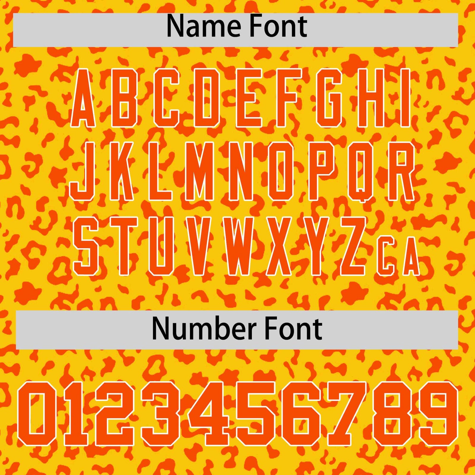 Custom Orange Aqua Varsity Full-Zip Letterman Leopard Print Hoodie Jacket