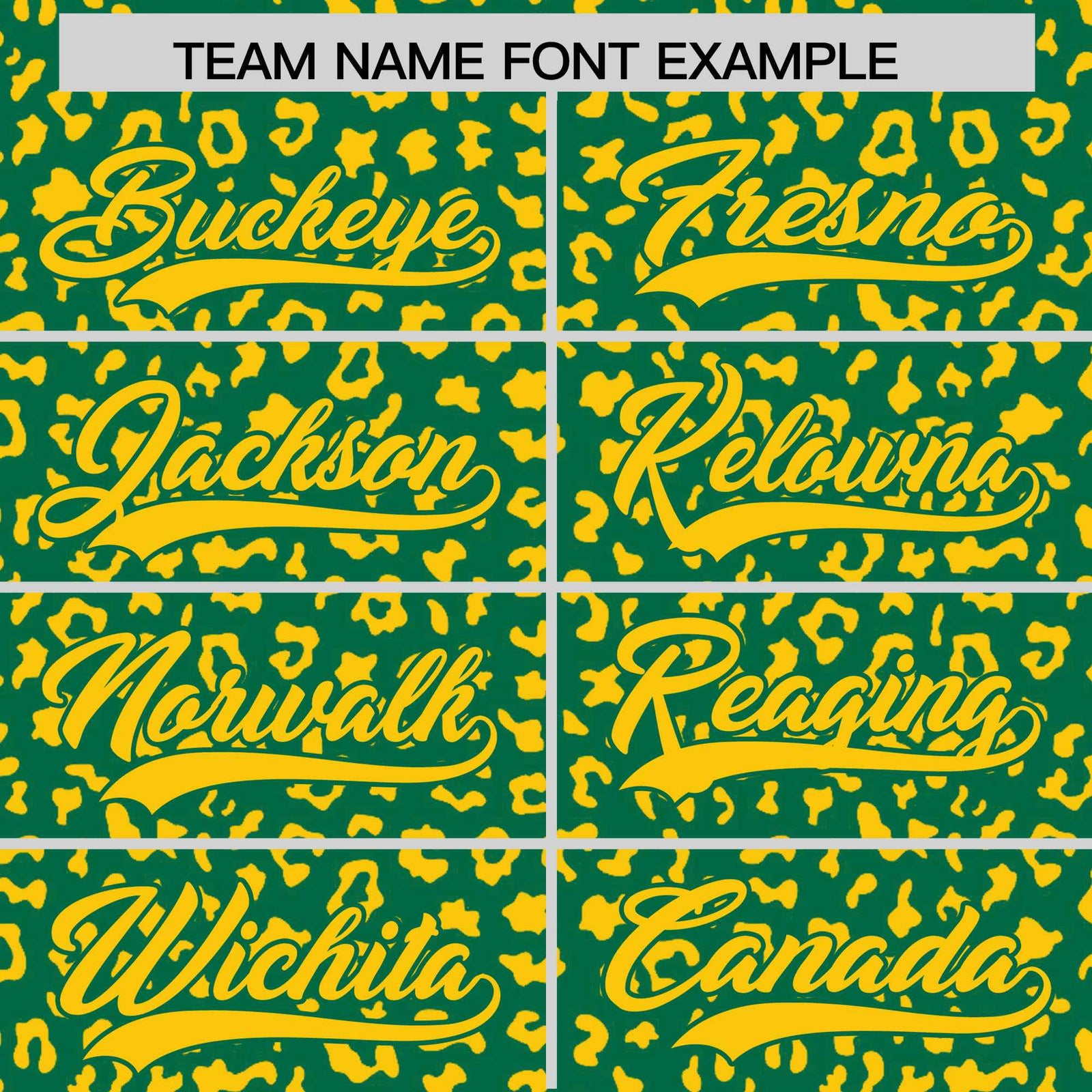 Custom Kelly Green Gold Varsity Full-Zip Letterman Leopard Print Hoodie Jacket