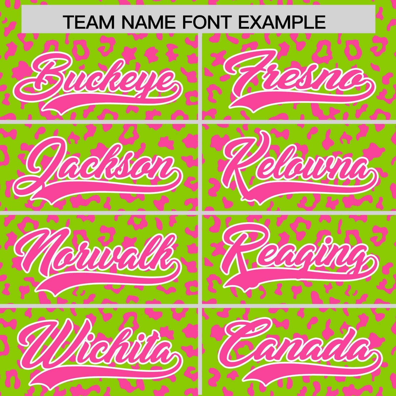 Custom Neon Green Pink Varsity Full-Zip Letterman Leopard Print Hoodie Jacket