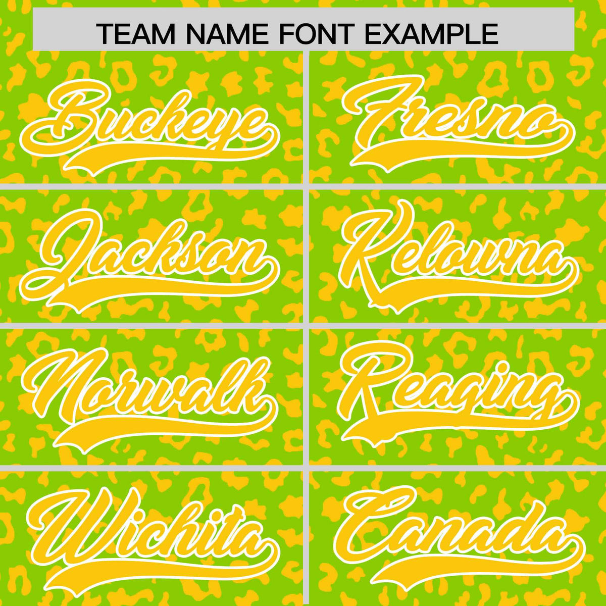 Custom Neon Green Gold Varsity Full-Zip Letterman Leopard Print Hoodie Jacket