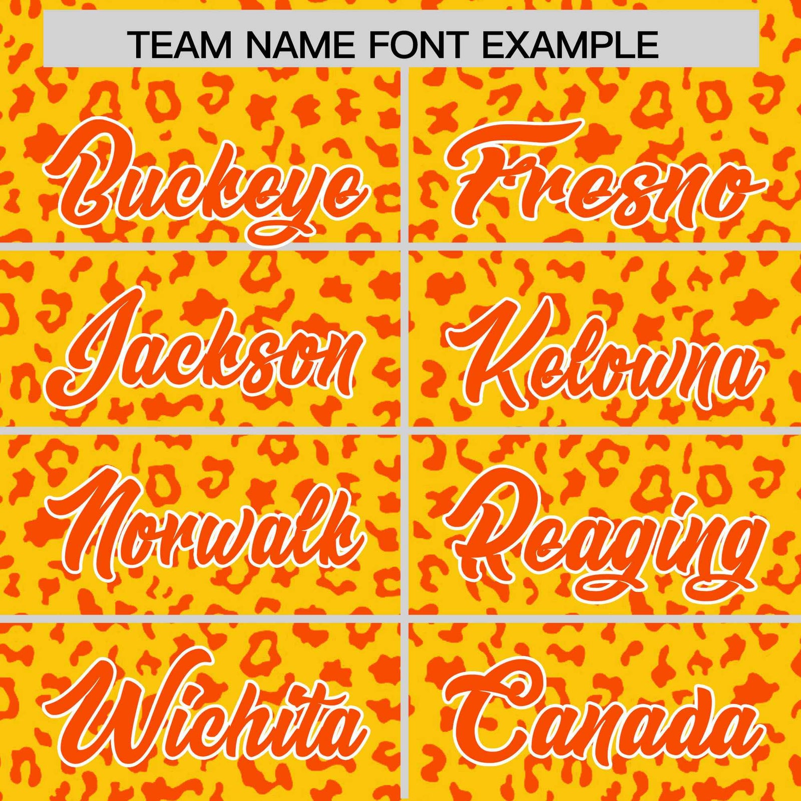 Custom Gold Orange Varsity Full-Zip Letterman Leopard Print Hoodie Jacket