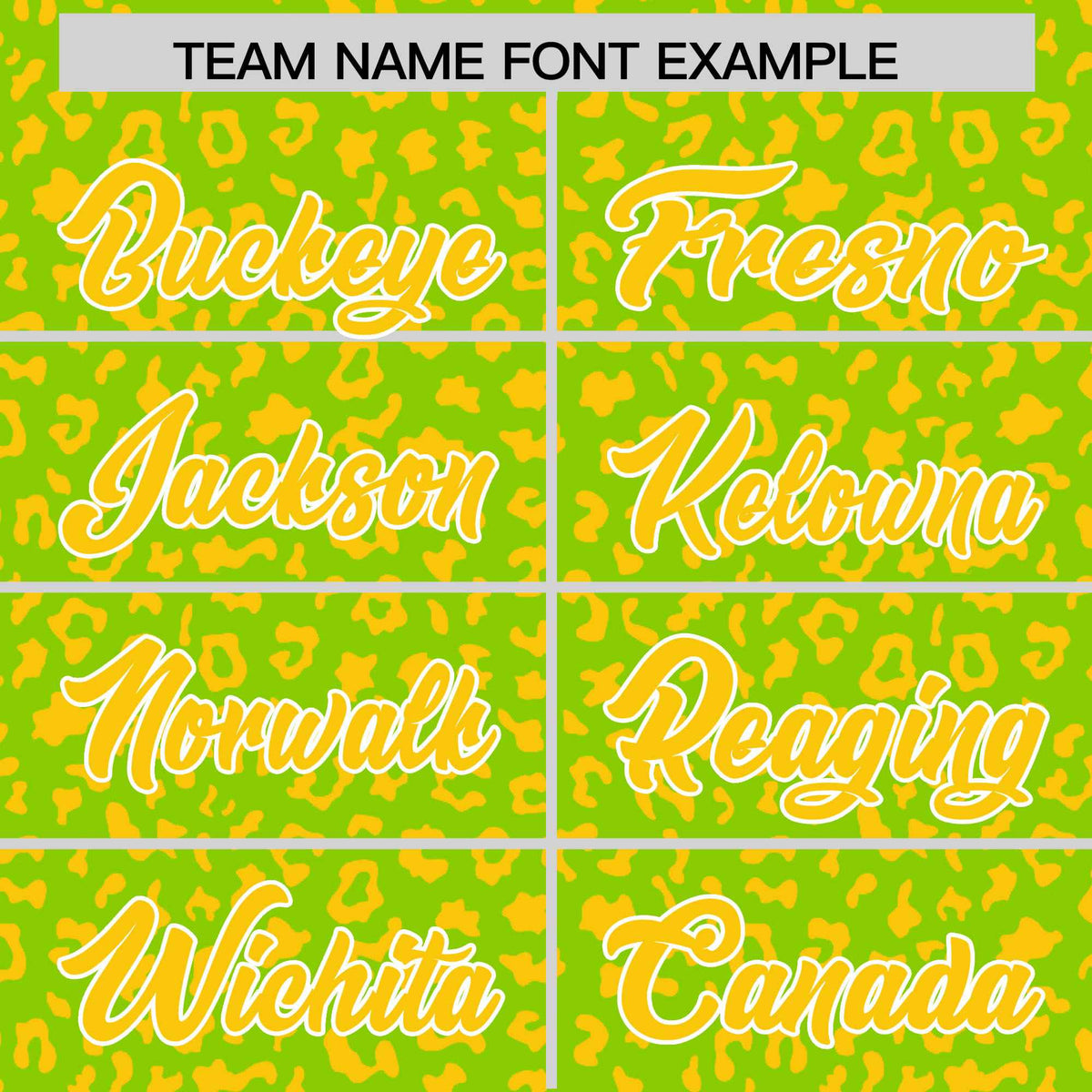 Custom Neon Green Gold Varsity Full-Zip Letterman Leopard Print Hoodie Jacket