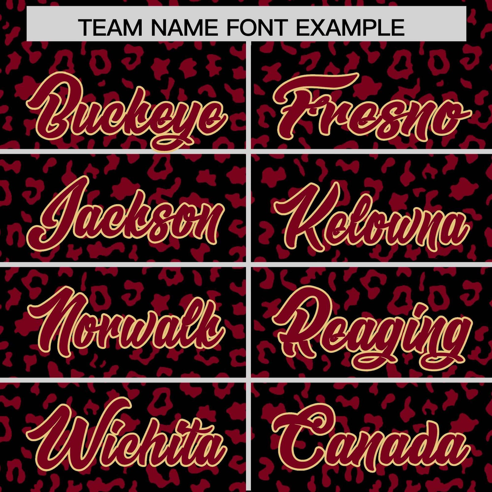 Custom Black Crimson Varsity Full-Zip Letterman Leopard Print Hoodie Jacket