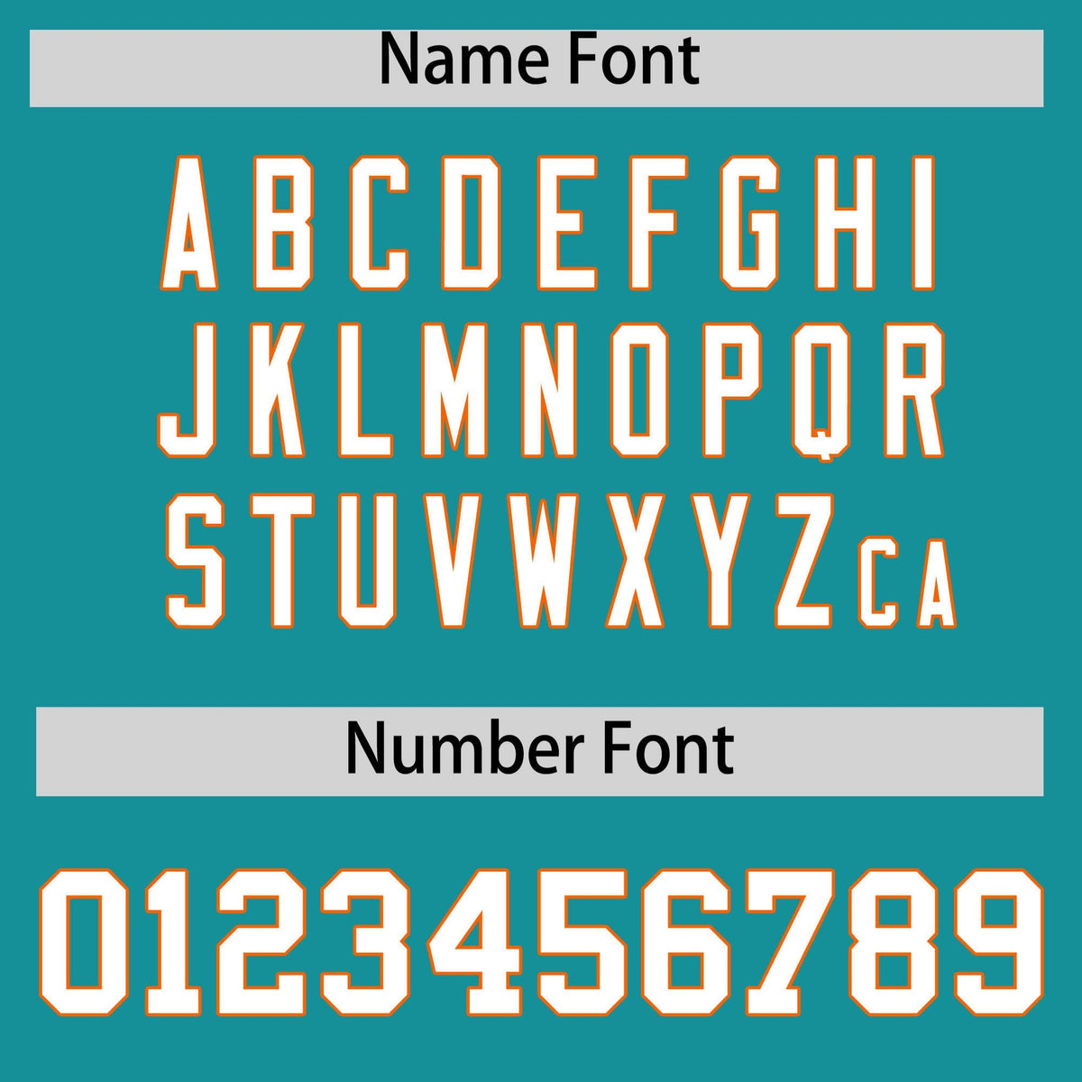 Custom Aqua White-Orange Varsity Full-Snap Letterman Classic Hoodie Jacket