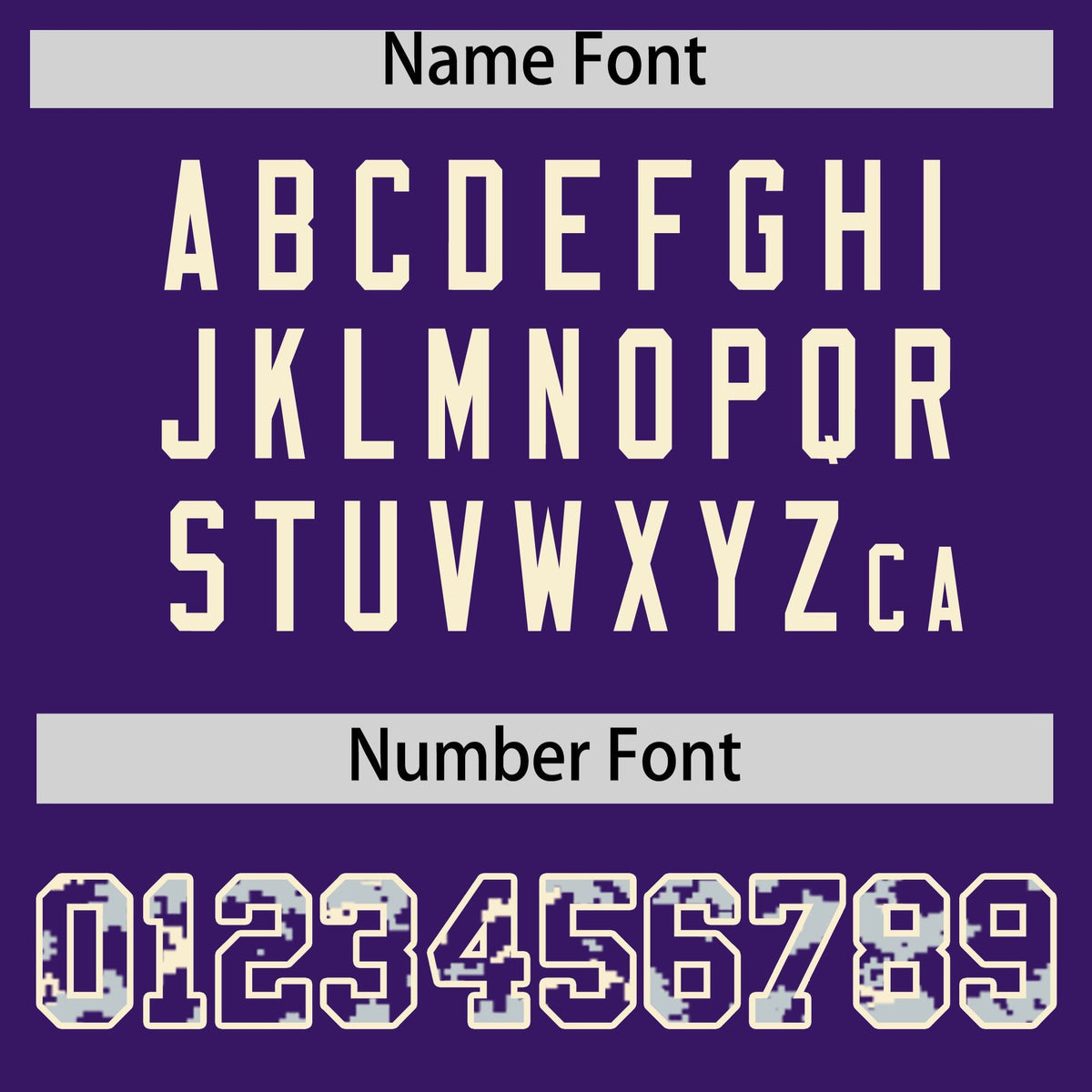 Custom Purple Silver-Cream Raglan Sleeves Varsity Full-Snap Letterman Camo Hoodie Jacket