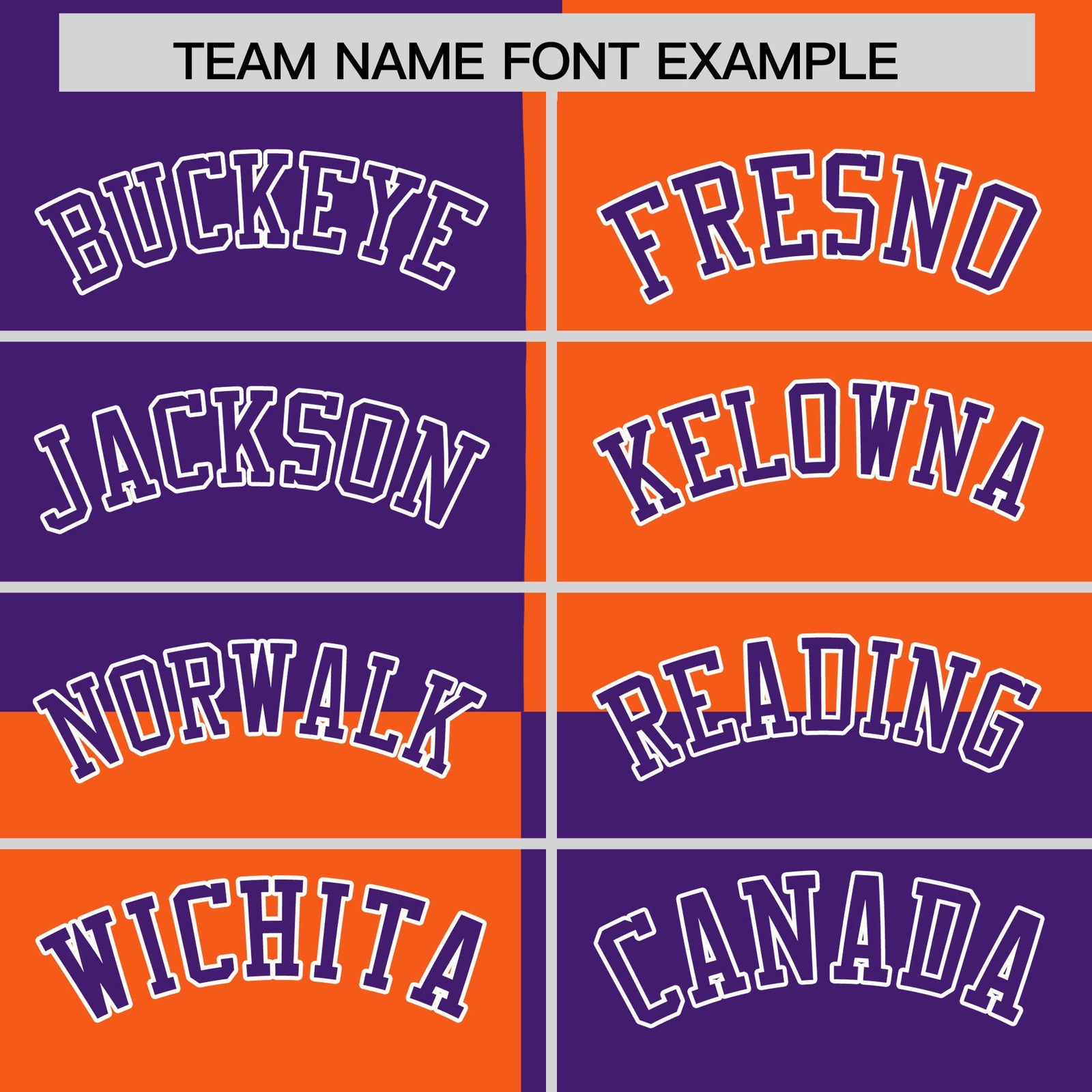 Custom Purple Orange Varsity Full-Snap Four Squares Color Block Letterman Hoodie Jacket