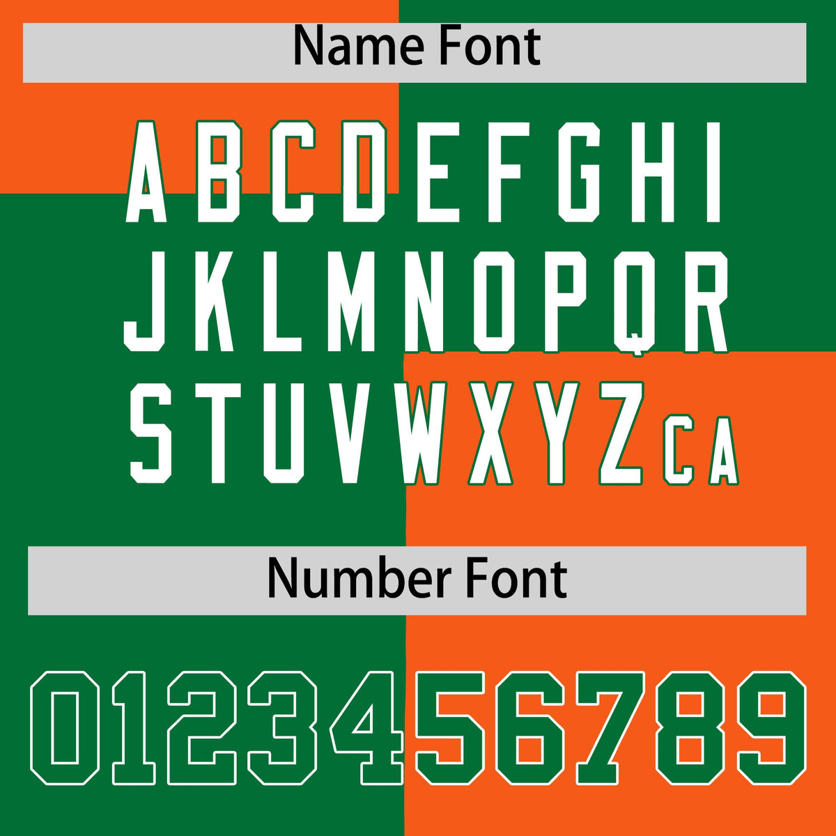 Custom Kelly Green Orange Varsity Full-Snap Four Squares Color Block Letterman Hoodie Jacket