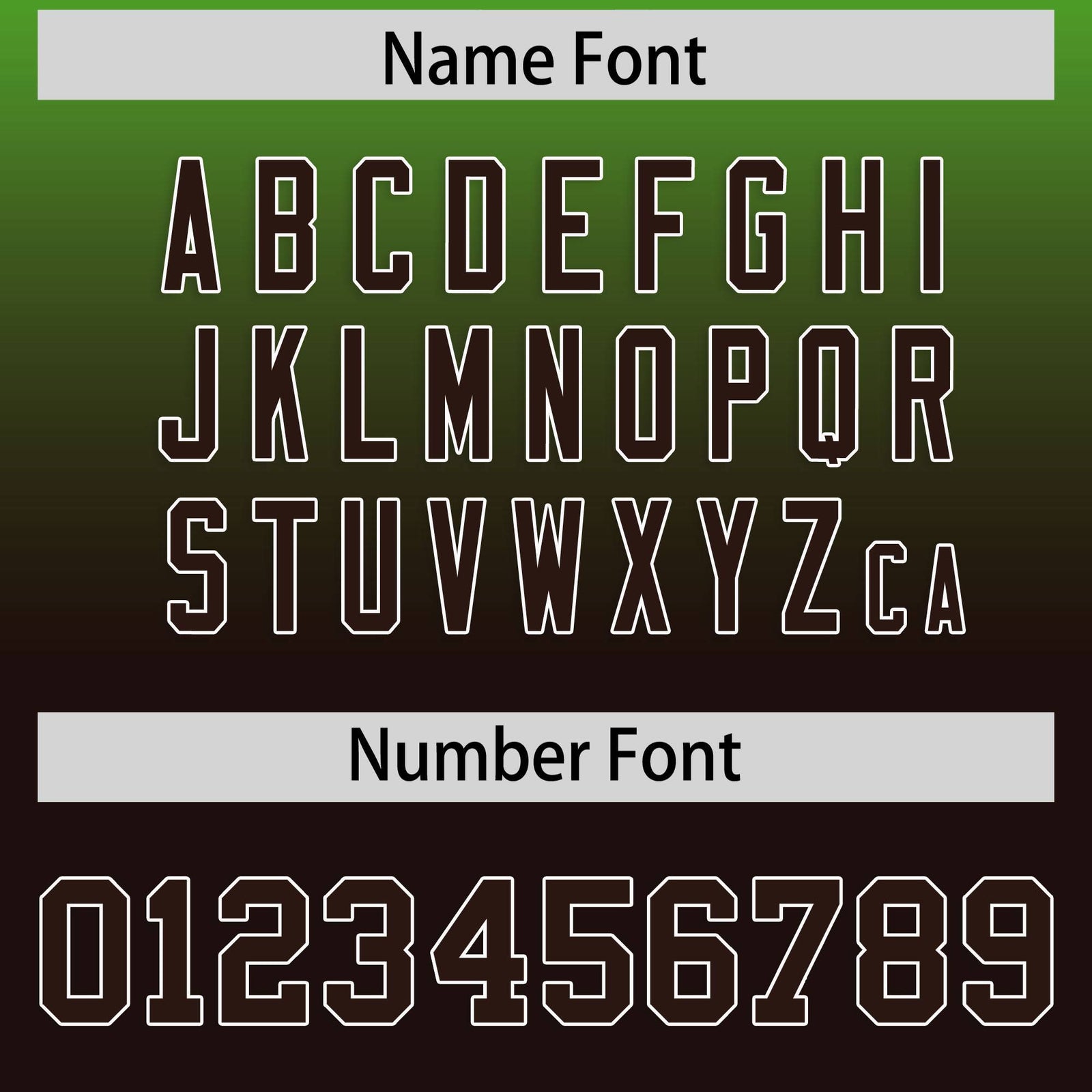 Custom Green Brown Varsity Full-Snap Letterman Gradient Hoodie Jacket