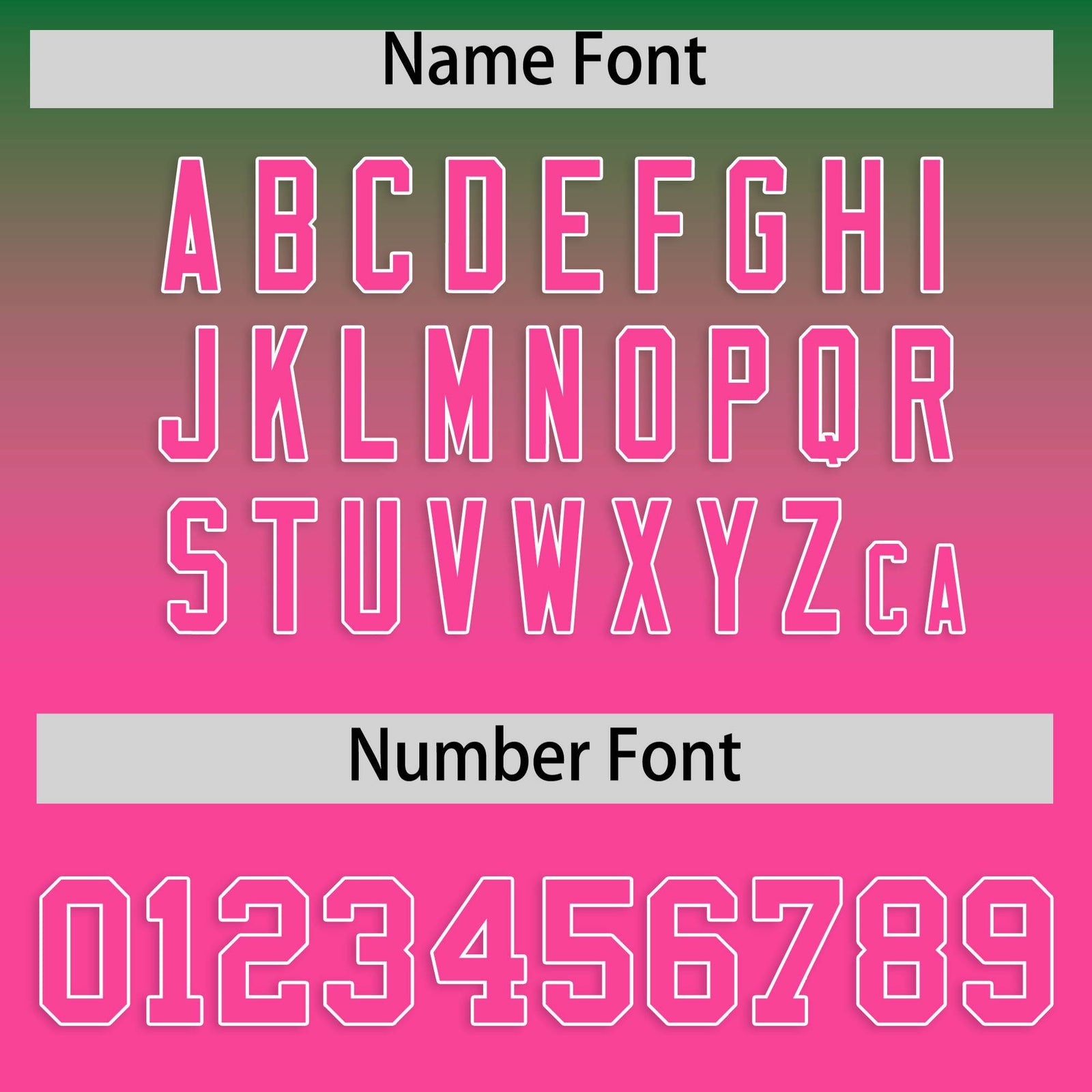 Custom Green Pink Varsity Full-Snap Letterman Gradient Hoodie Jacket